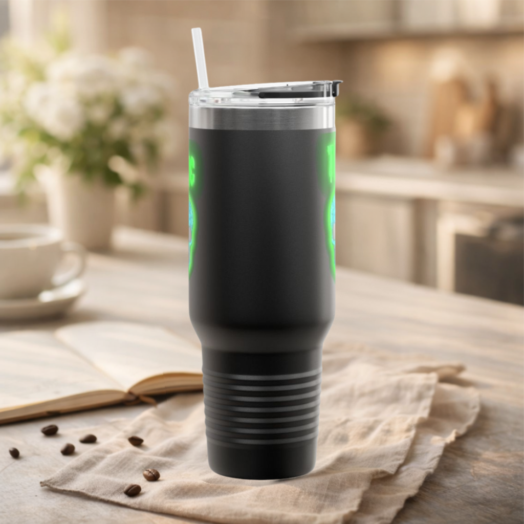 40 oz Insulated Travel Mug – Stainless Steel Vacuum Tumbler with Handle | Large Coffee & Water Cup