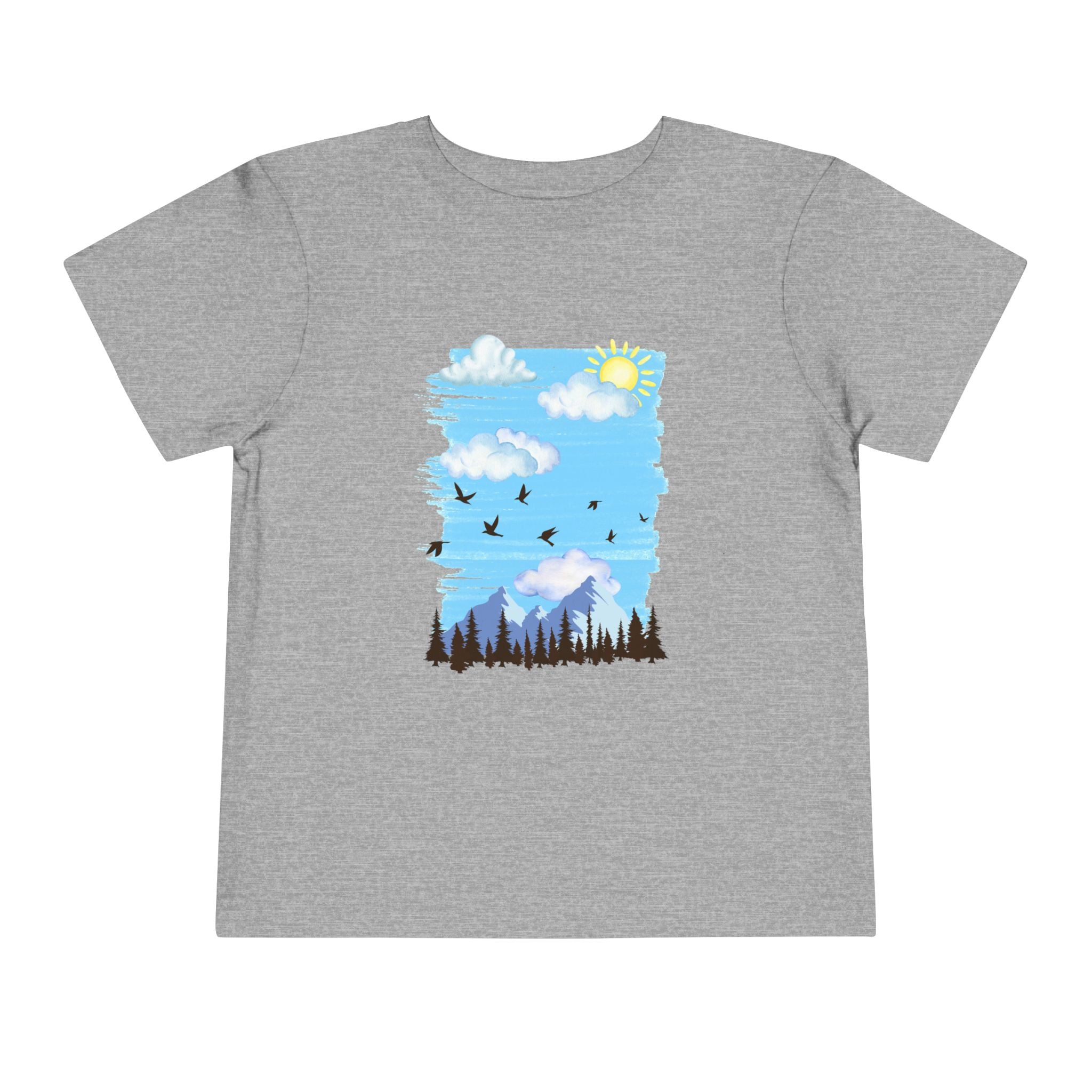 Toddler Tee - Mountain Outdoor Scene