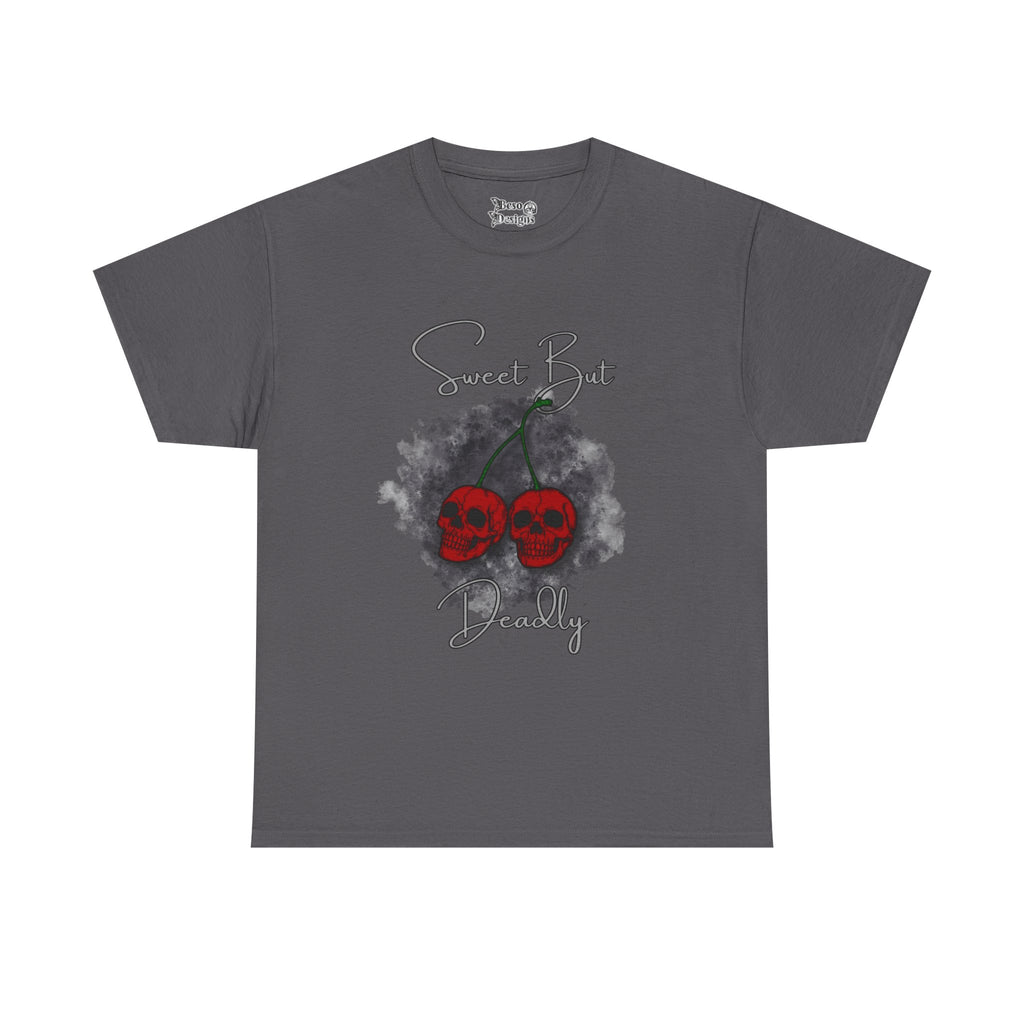 Skull Cherries Tee — "sweet but deadly" Graphic T-Shirt