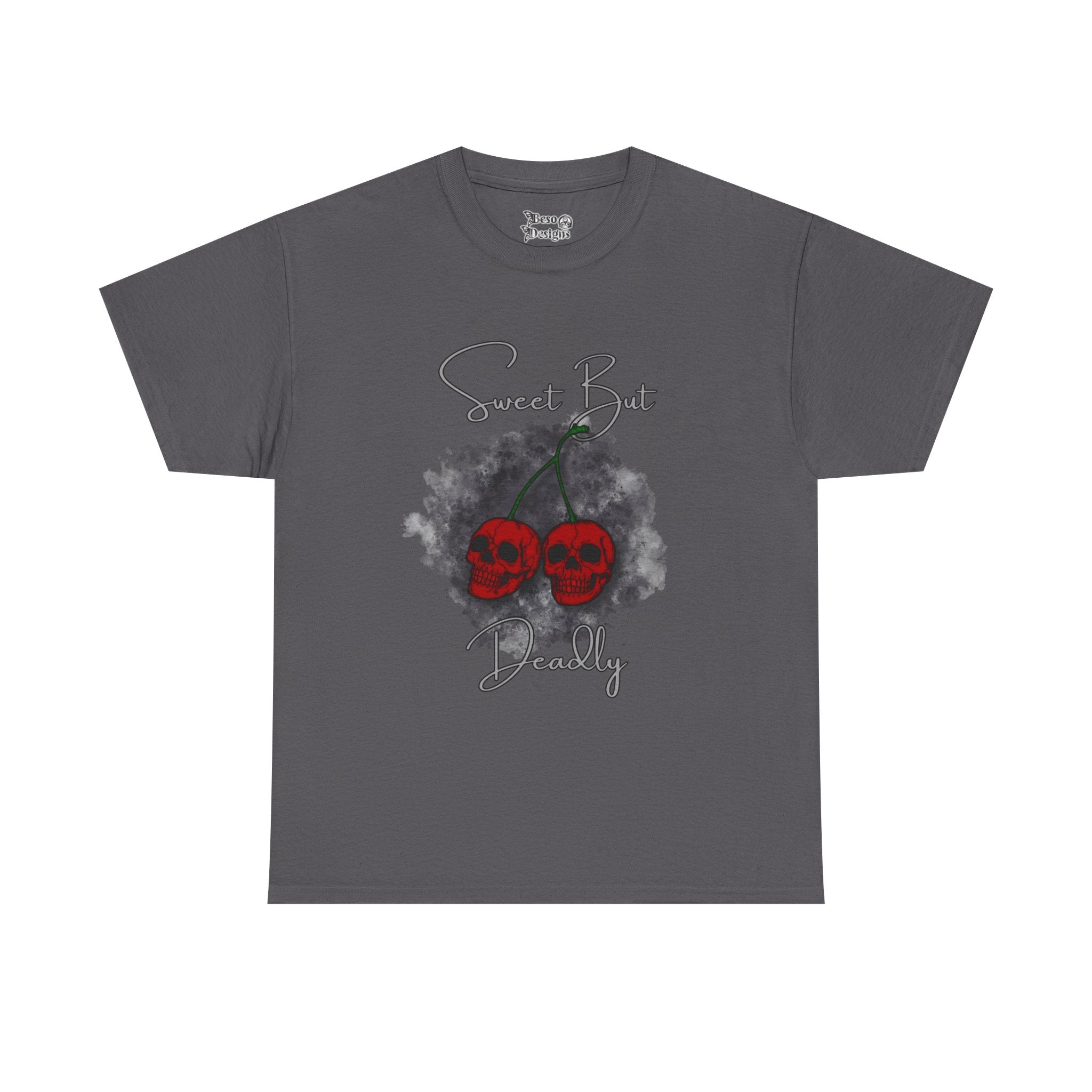 Skull Cherries Tee — "sweet but deadly" Graphic T-Shirt