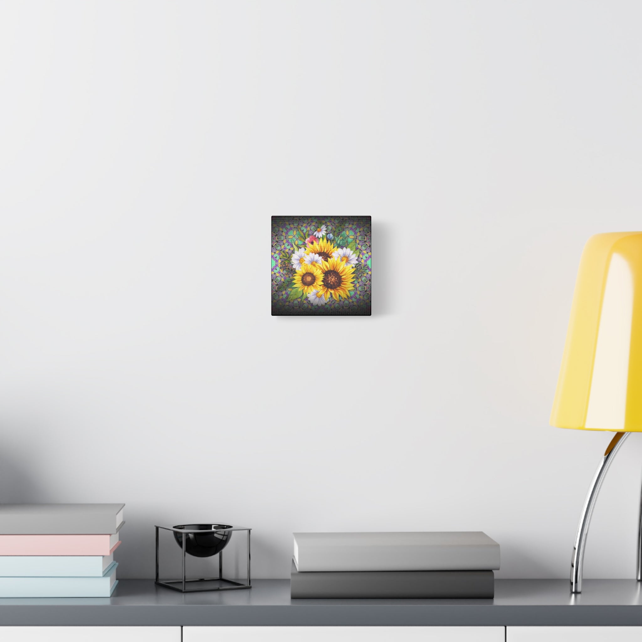 Floral Art Canvas Print, Wall Décor for Home, Gift for Flower Lovers, Botanical Wall Art, Sunflower Canvas