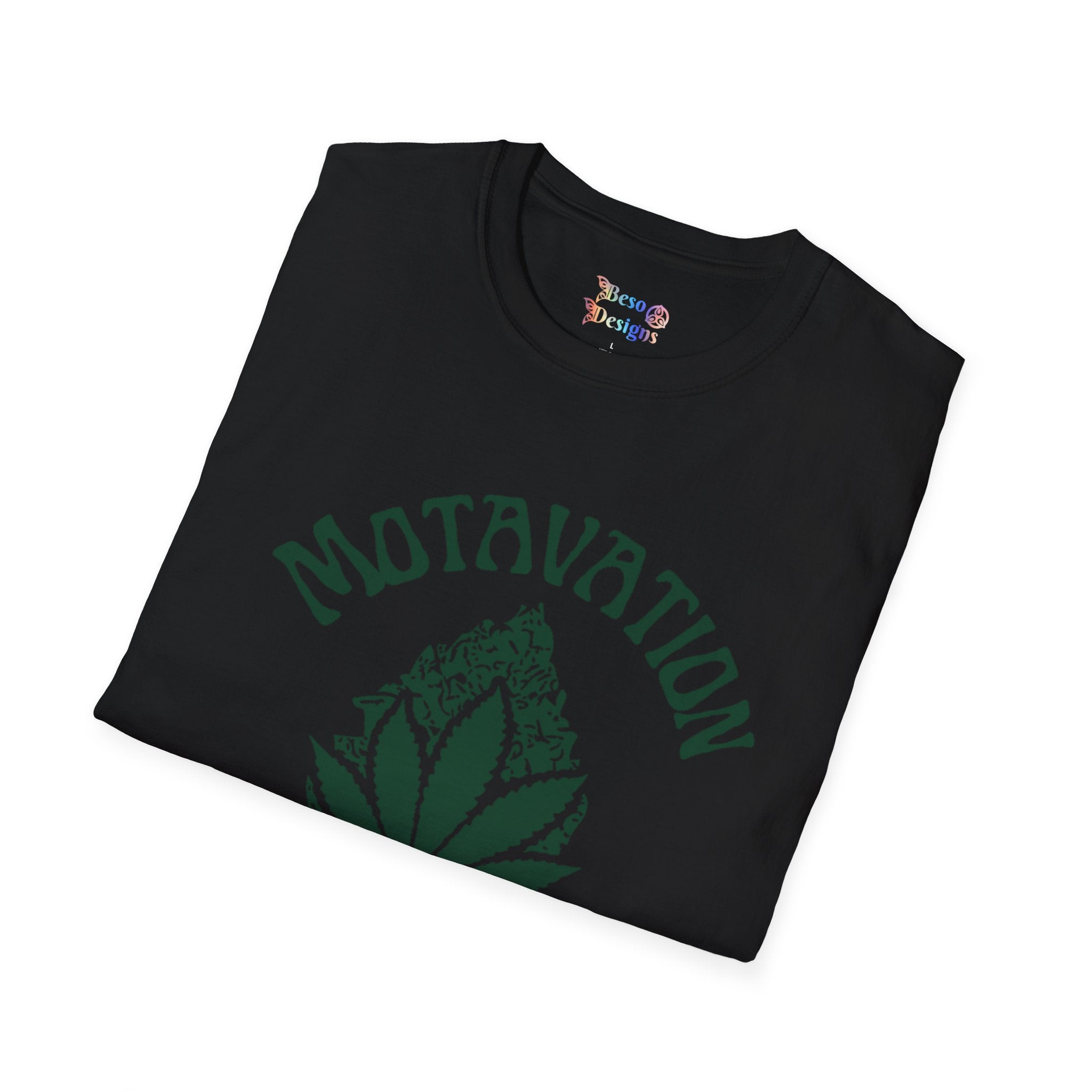 Marijuana Leaf and Bud Unisex T-Shirt - Motavation Design
