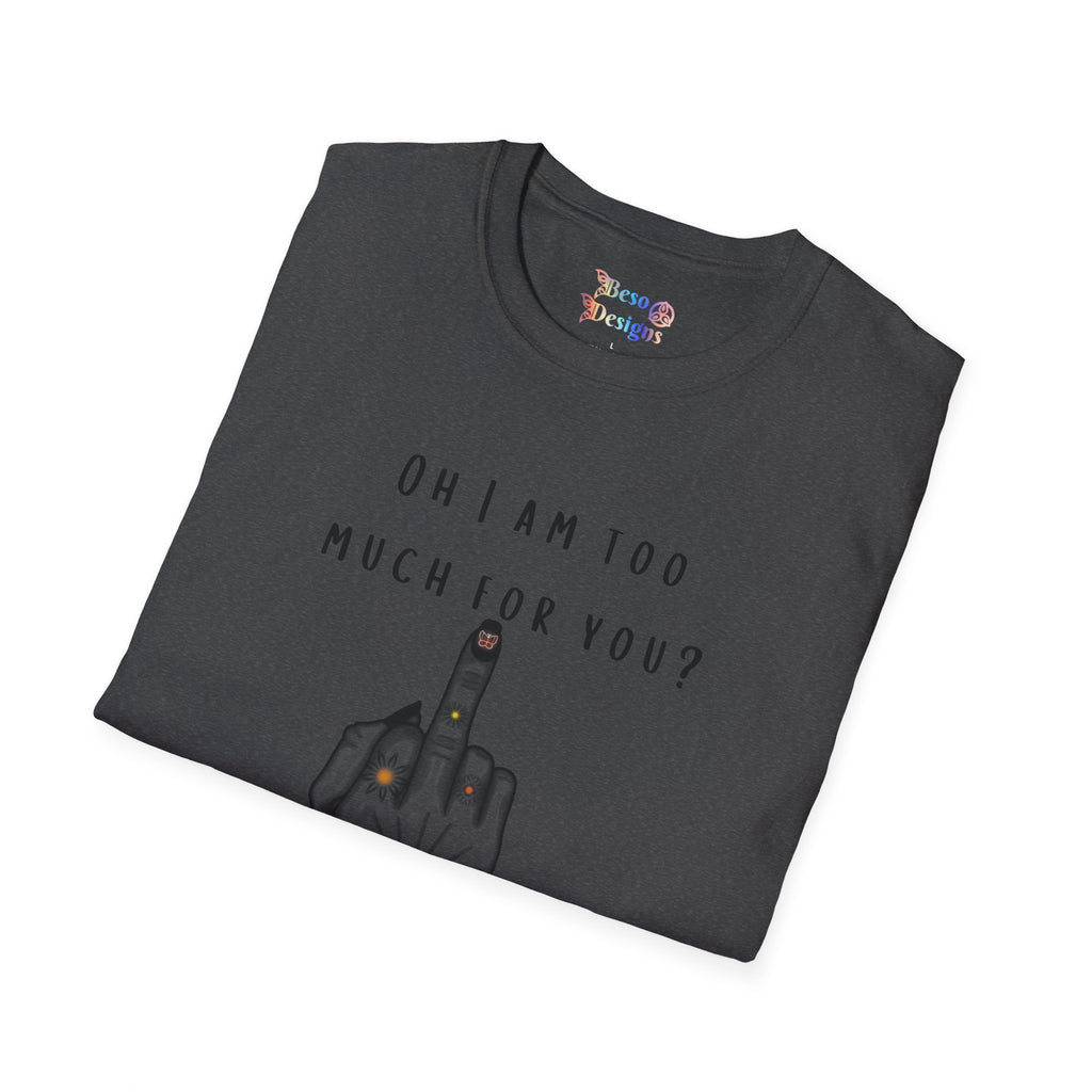 Graphic T-Shirt Middle Finger Tattoo Design