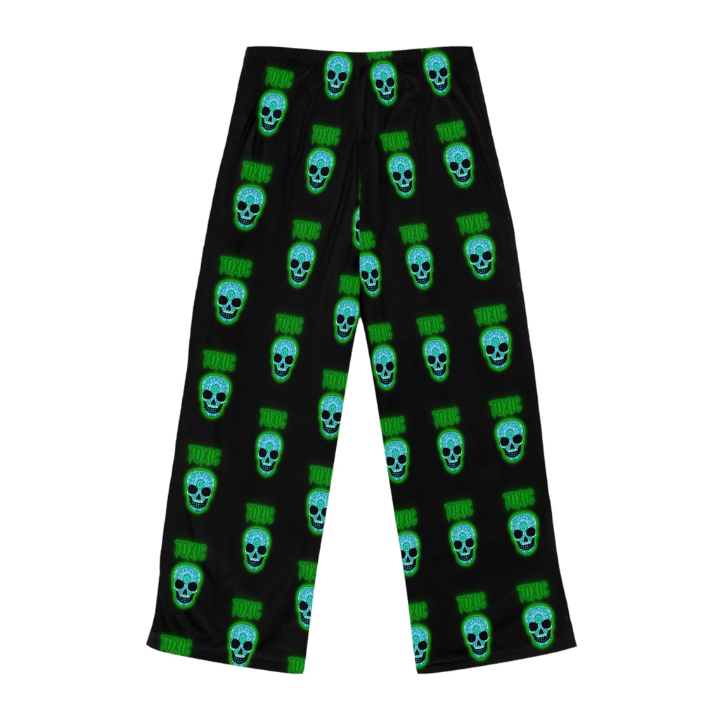 Halloween Skull Women's Pajama Pants, Cute Lounge Wear, Spooky Sleep Pants, Gift for Her, Cozy Nightwear