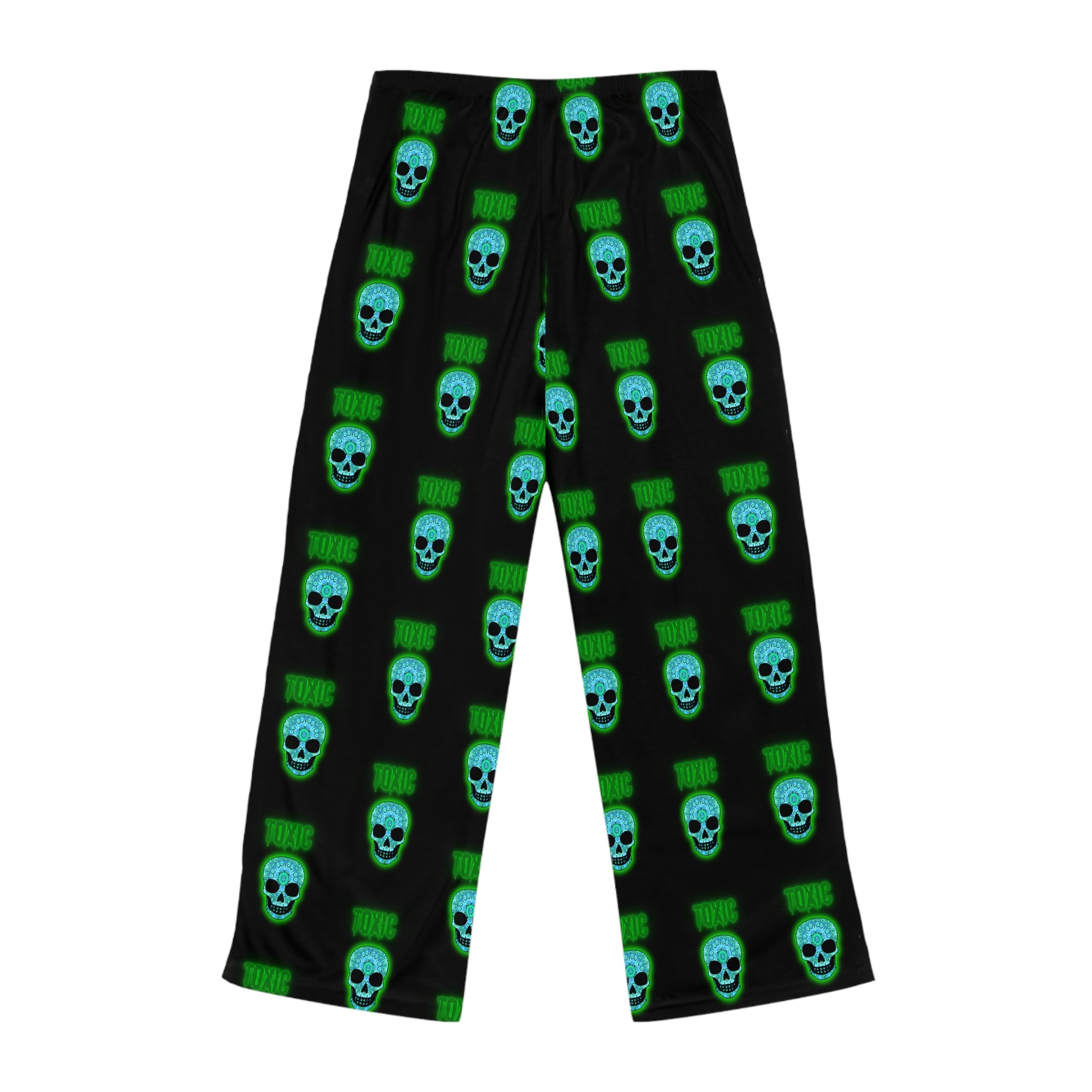 Halloween Skull Women's Pajama Pants, Cute Lounge Wear, Spooky Sleep Pants, Gift for Her, Cozy Nightwear