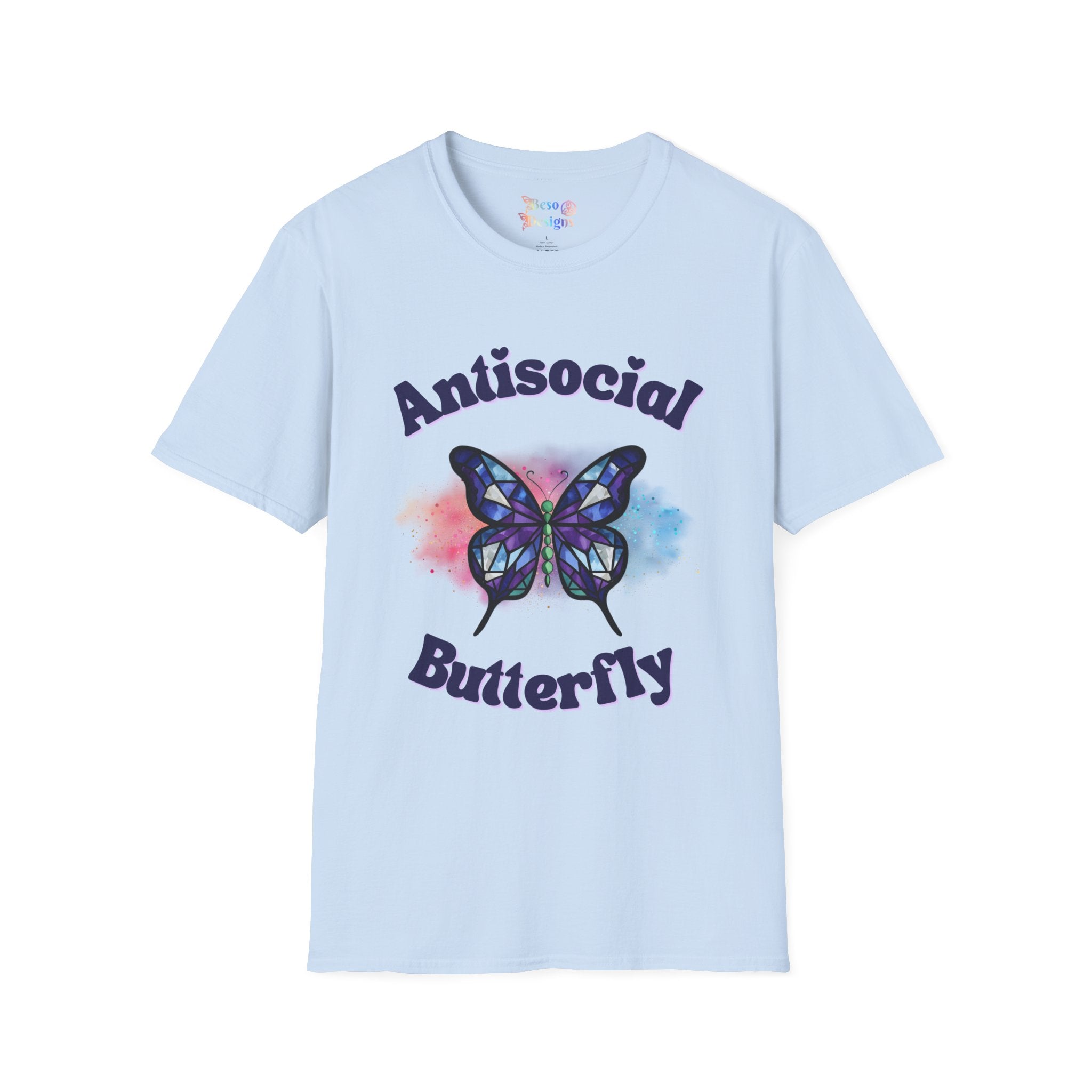 Butterfly Unisex T-Shirt - Antisocial Design