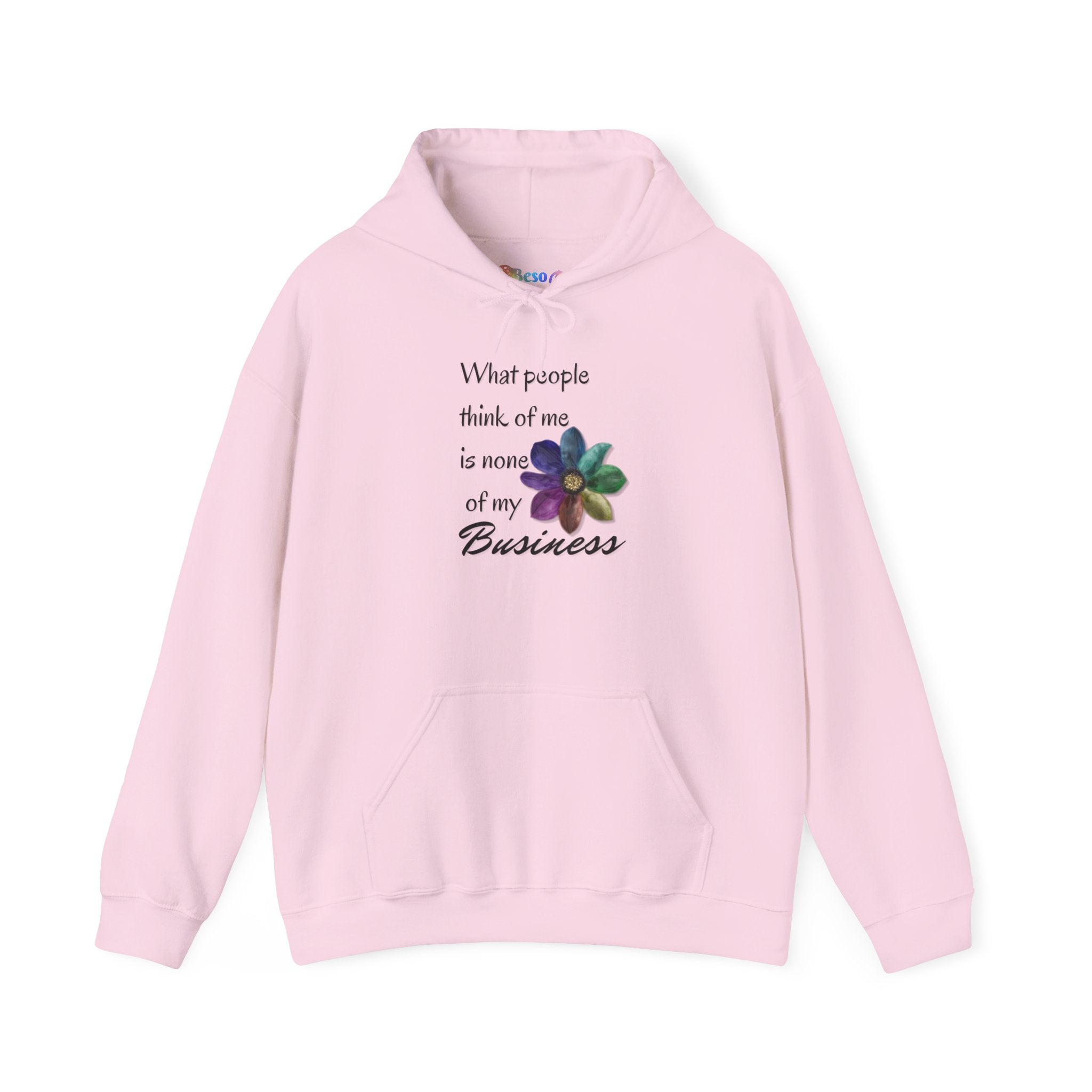 Hooded Sweatshirt - Rainbow Flower Design - Unisex Heavy Blend™
