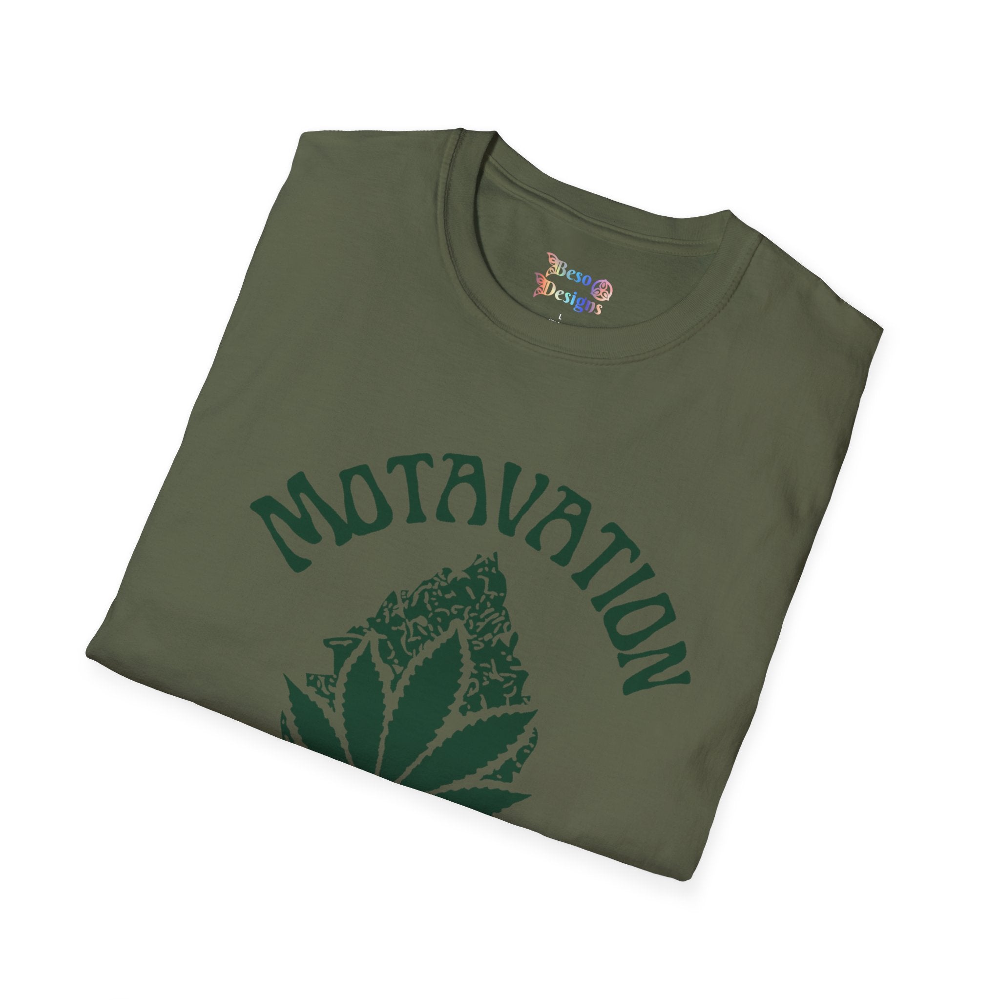 Marijuana Leaf and Bud Unisex T-Shirt - Motavation Design