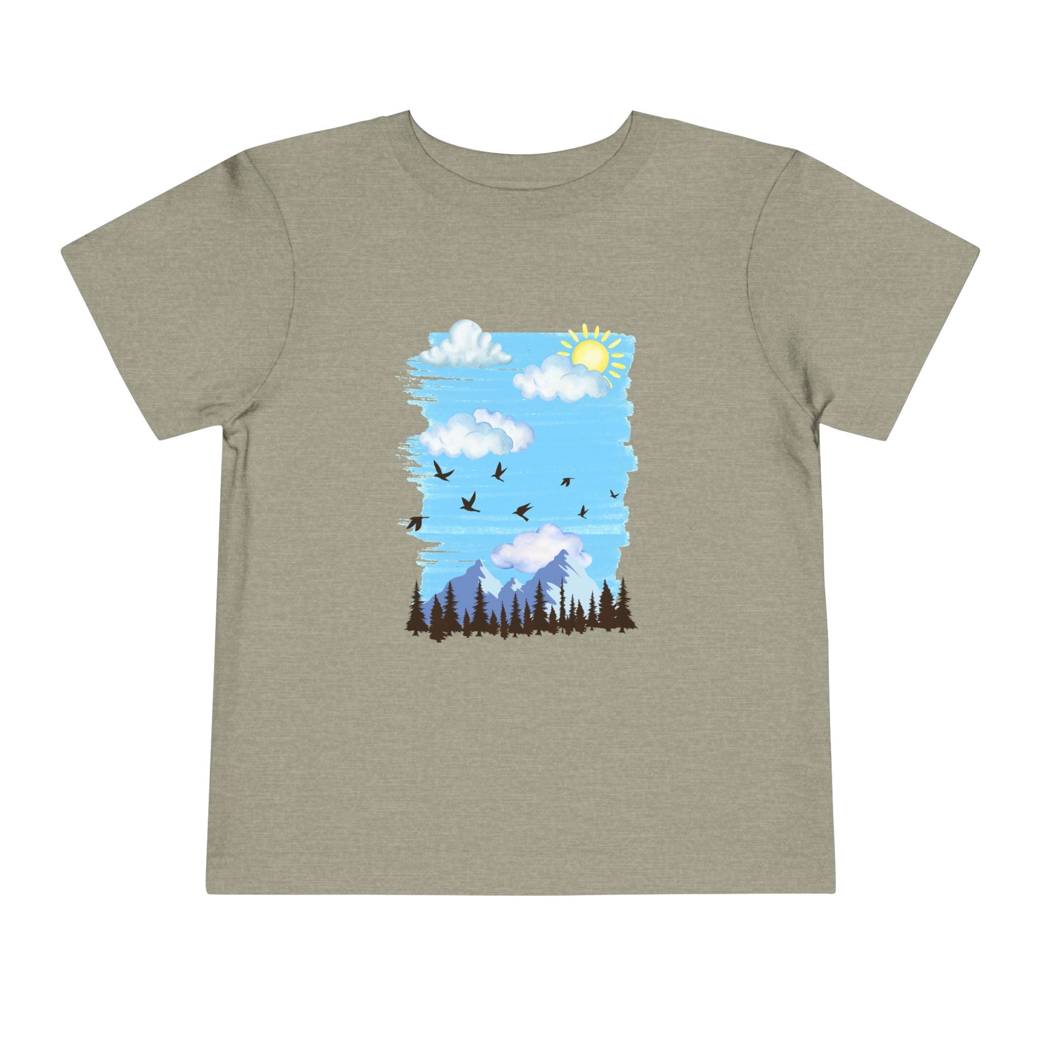 Toddler Tee - Mountain Outdoor Scene