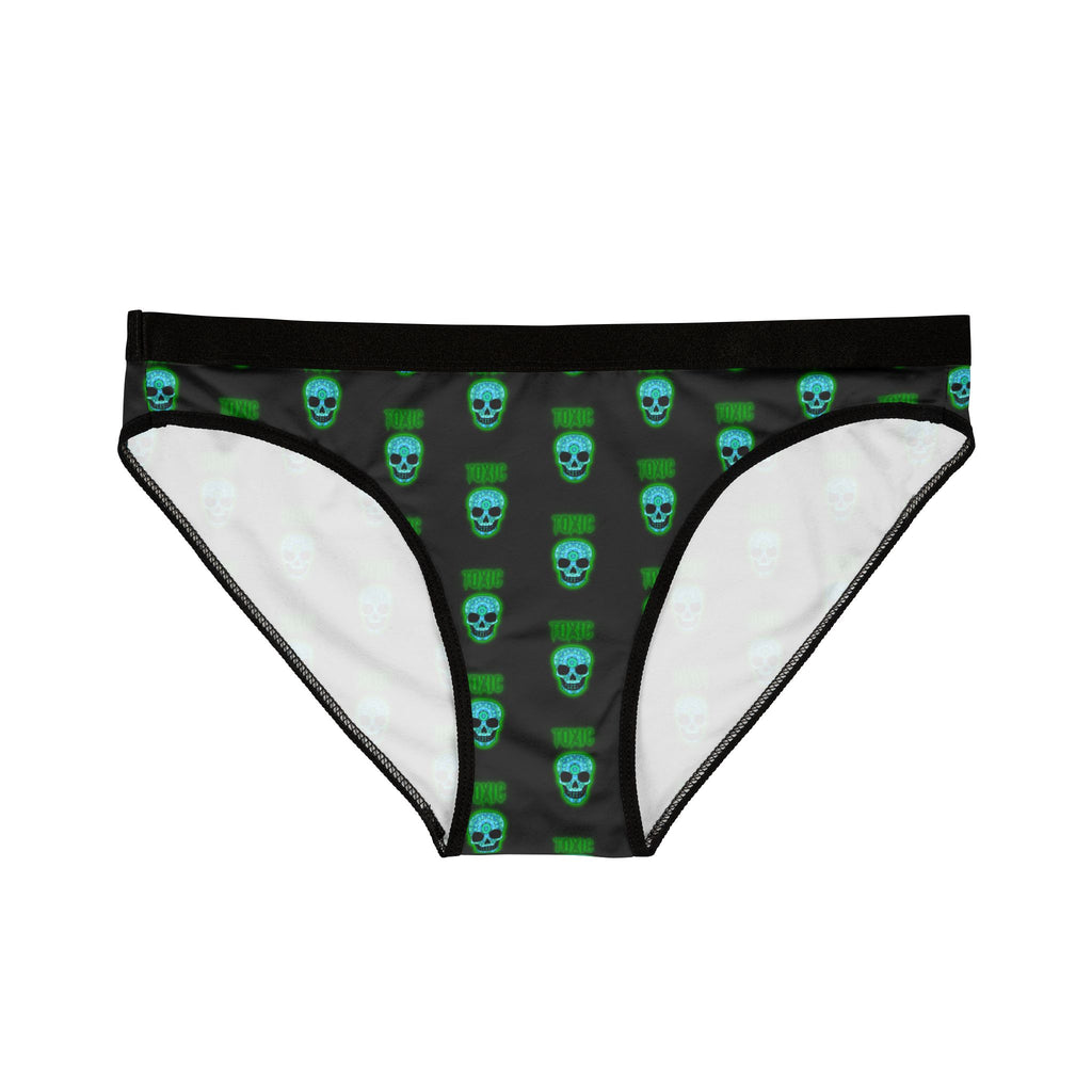Gothic Skull Print Women's Underwear, Edgy Loungewear, Unique Everyday Wear, Halloween Gift, Fun Mood, AOP Panties