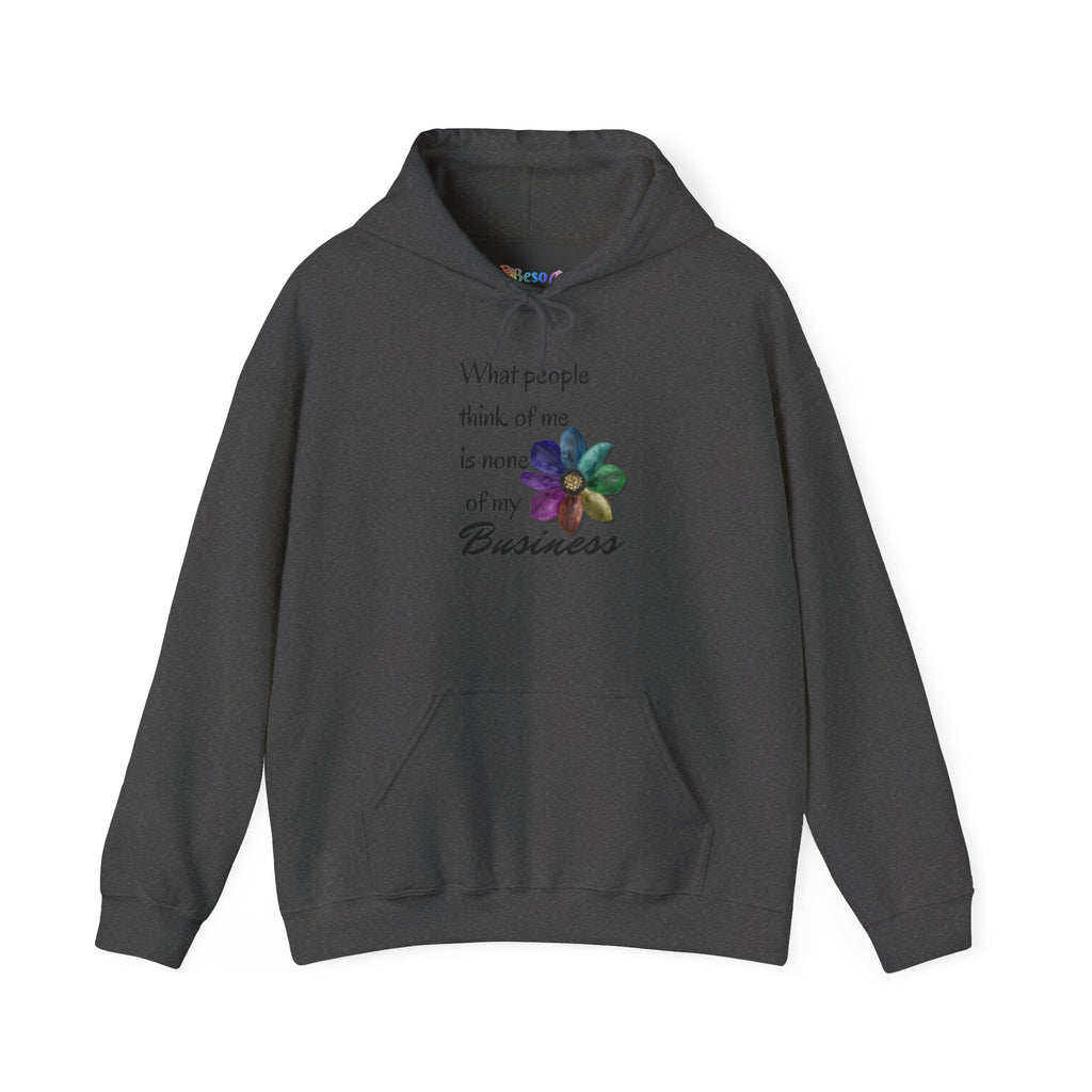 Hooded Sweatshirt - Rainbow Flower Design - Unisex Heavy Blend™