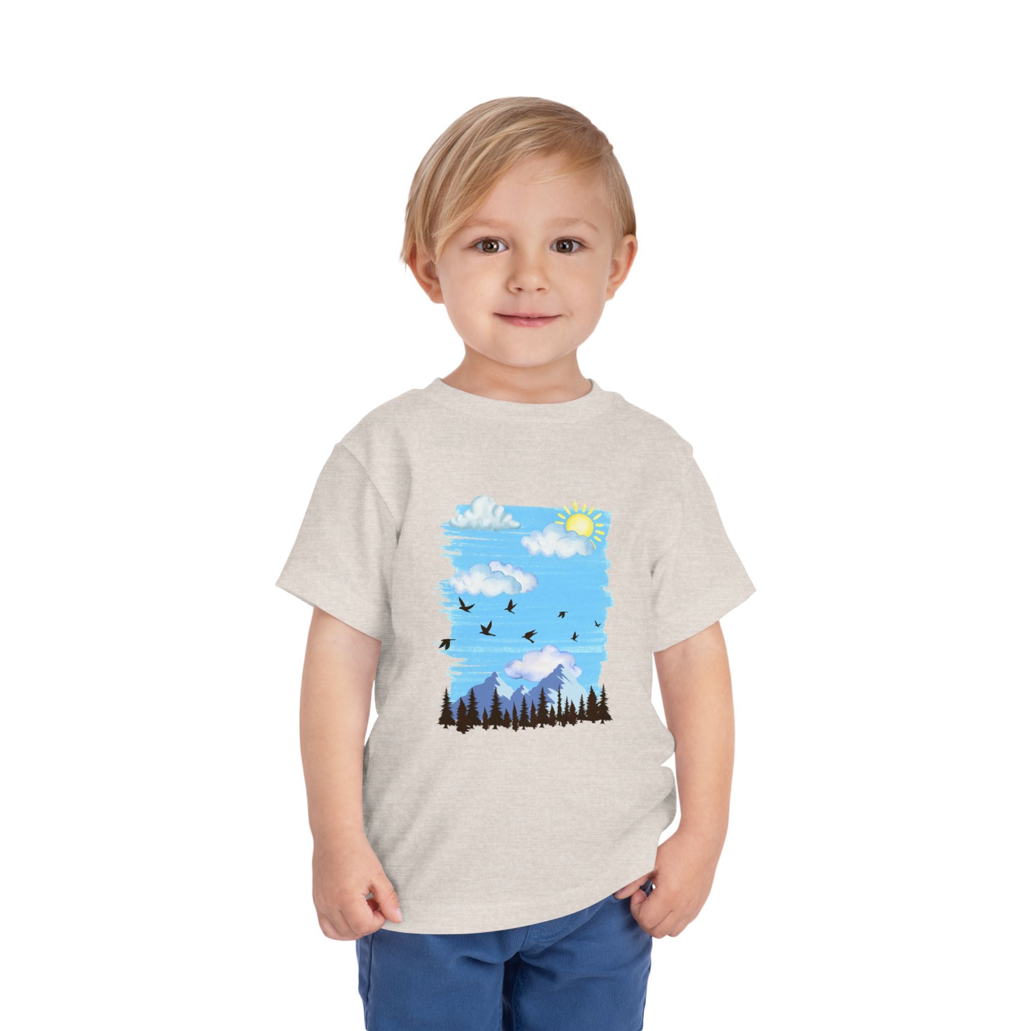 Toddler Tee - Mountain Outdoor Scene