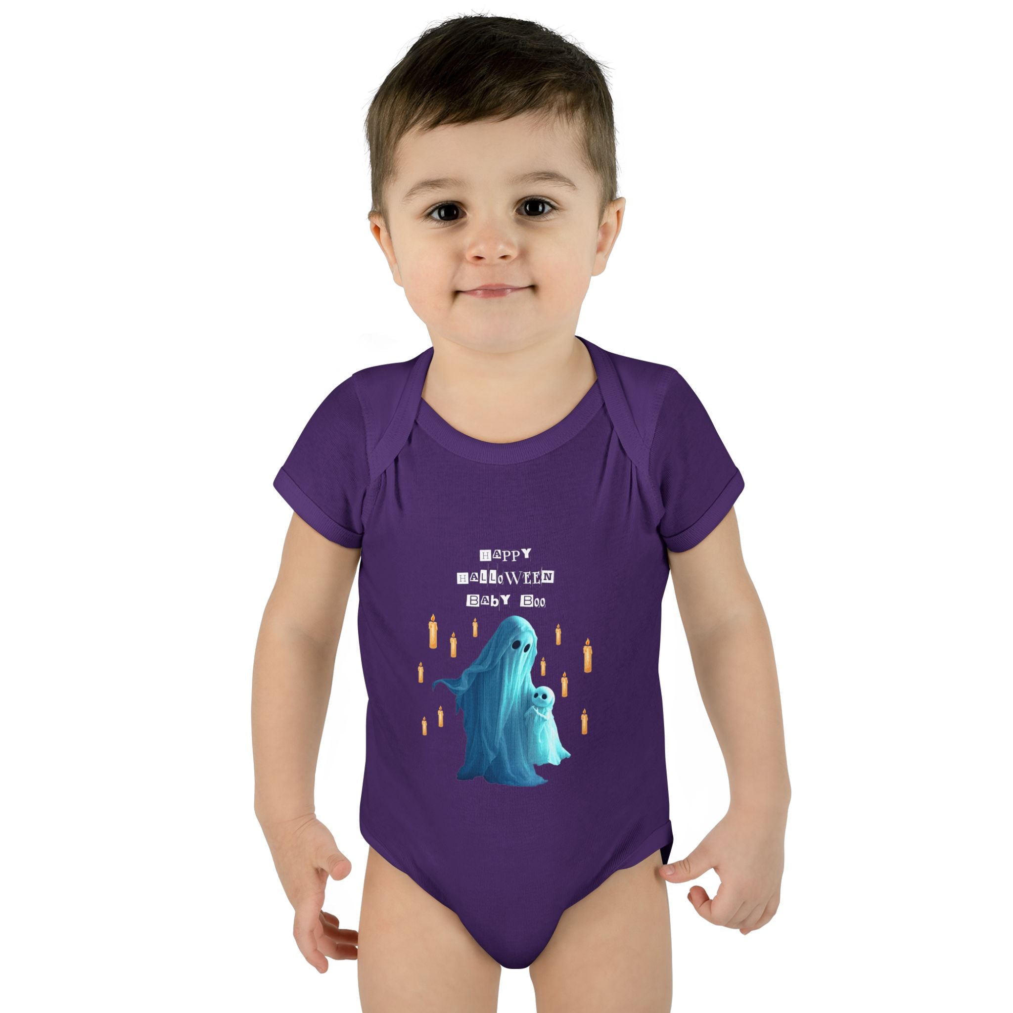 Cute Halloween Infant Bodysuit, Adorable Ghost Baby Onesie, Funny Baby Gift, Halloween Costume, Toddler Apparel