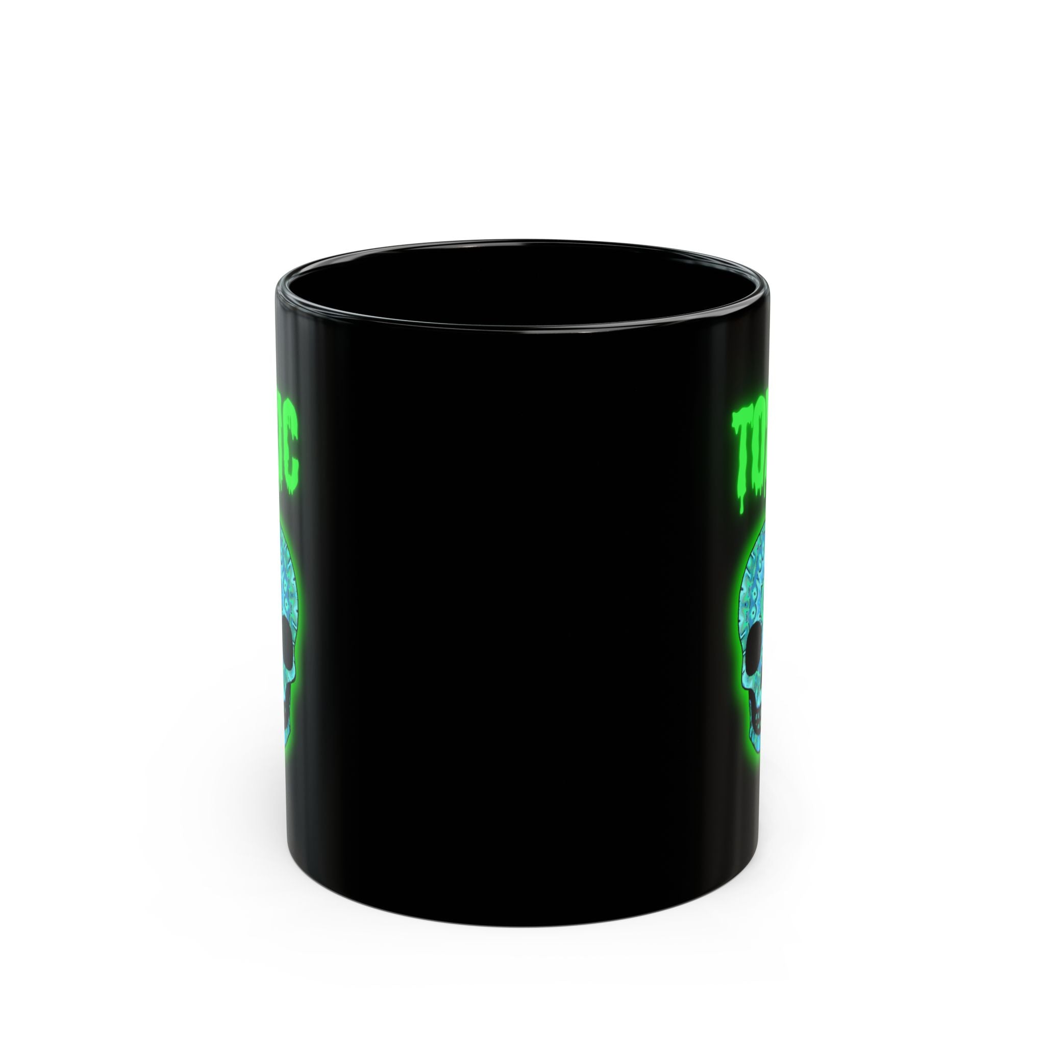 Toxic Skull Coffee Mug | Unique Gift for Halloween, Horror Lovers, Gothic Decor, Stunning Kitchen Accessory, Dark Vibes
