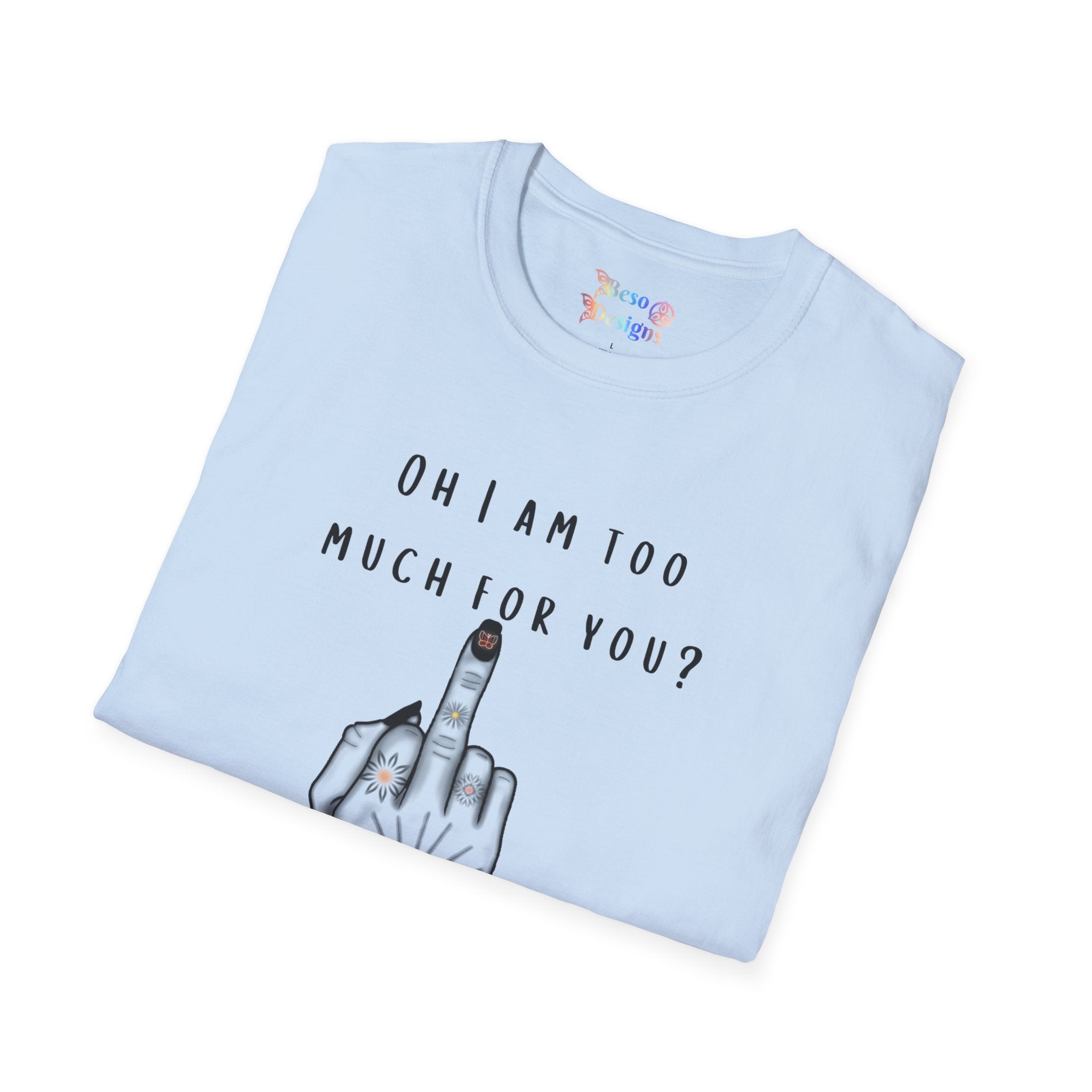Graphic T-Shirt Middle Finger Tattoo Design
