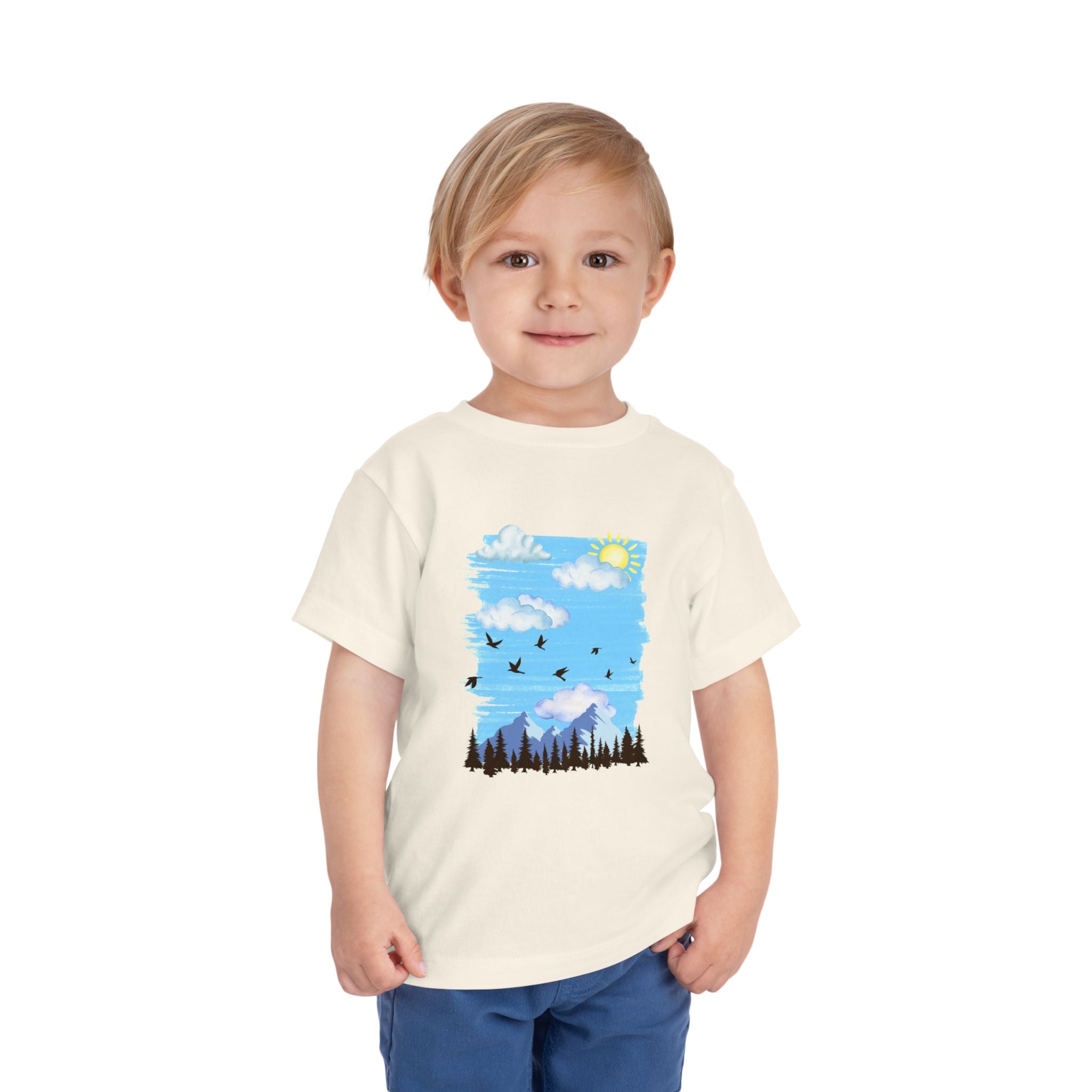 Toddler Tee - Mountain Outdoor Scene