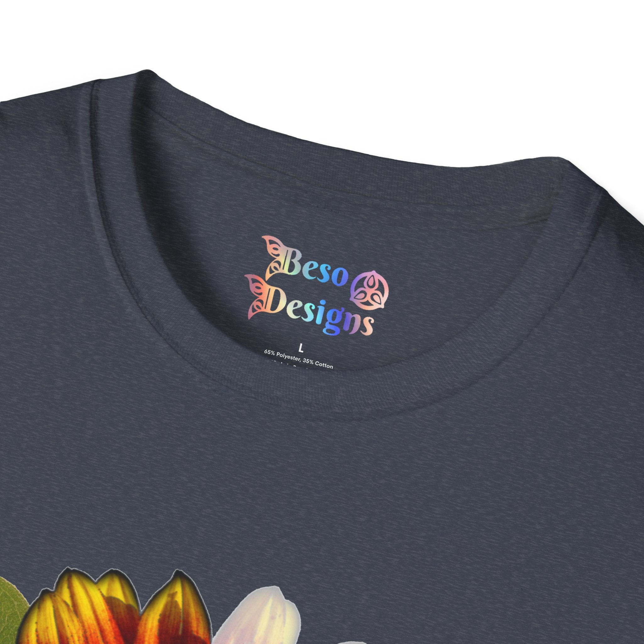 Sunflower Unisex T-Shirt - 'Why be a rose' Design