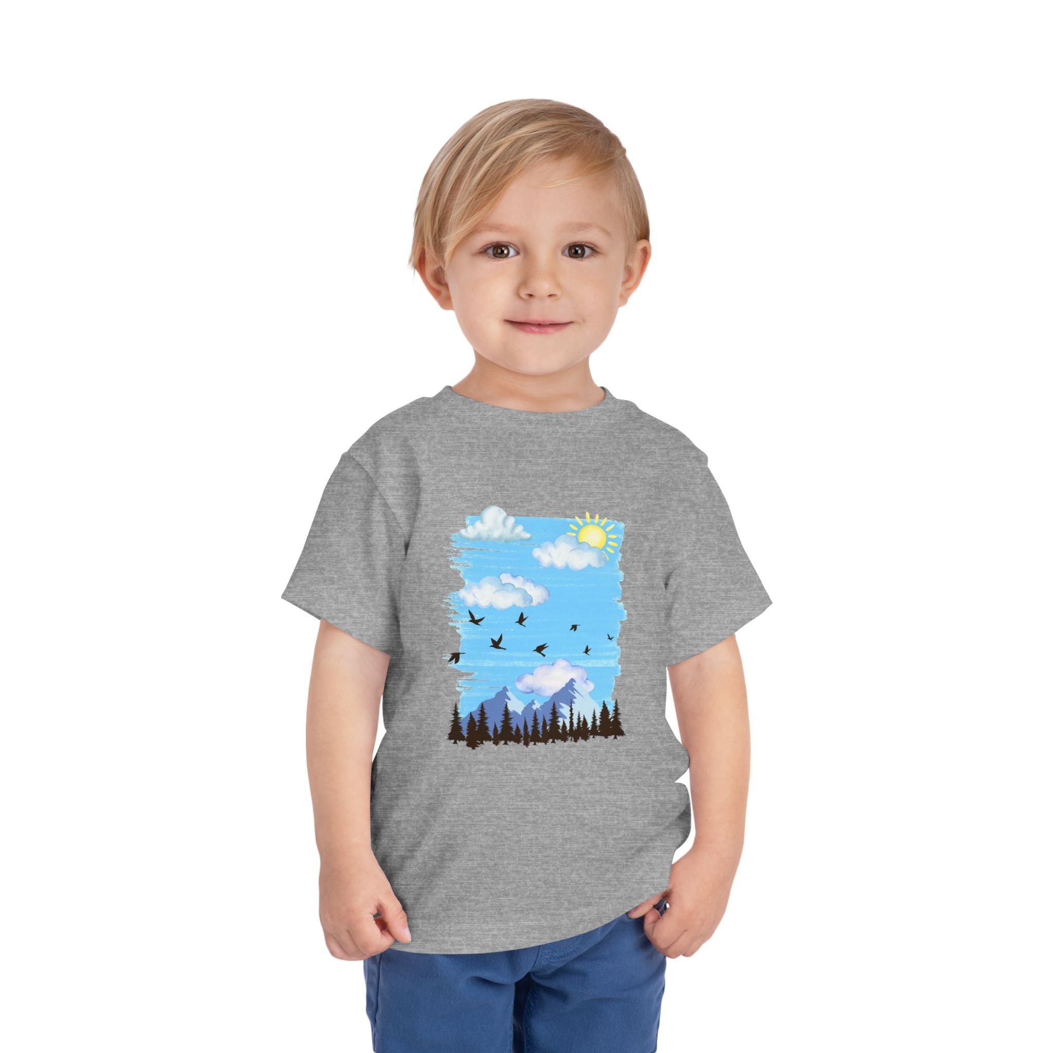 Toddler Tee - Mountain Outdoor Scene