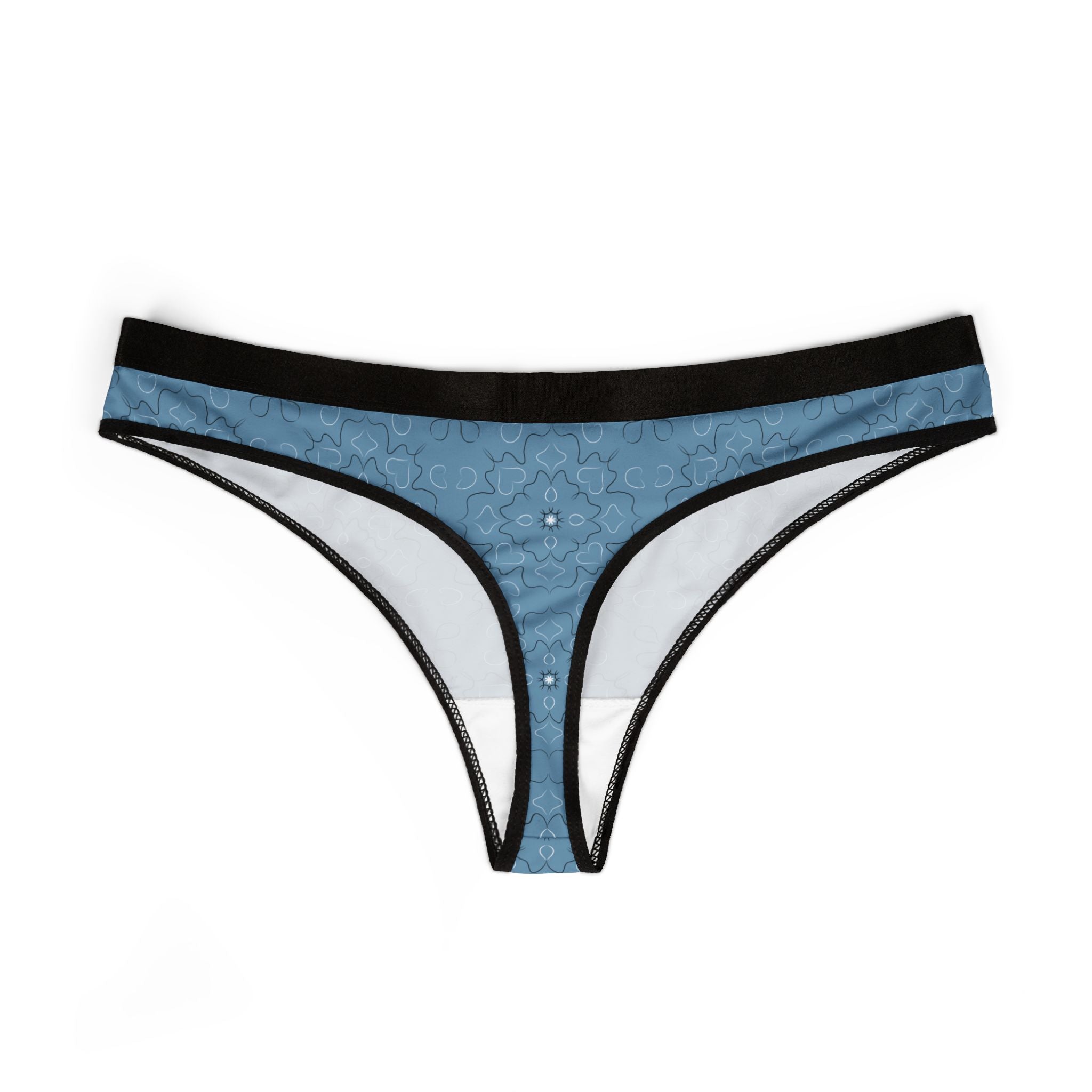Stylish Women's Thongs (AOP) - Elegant Blue Floral Design, Comfortable Underwear, Perfect Gift for Her, Everyday Essentials, Lingerie [...]