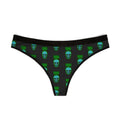 Edgy Skull Print Women's Thongs, Alternative Underwear, Halloween Gift, Fun Lingerie, Unique Sleepwear, Gothic Fashion