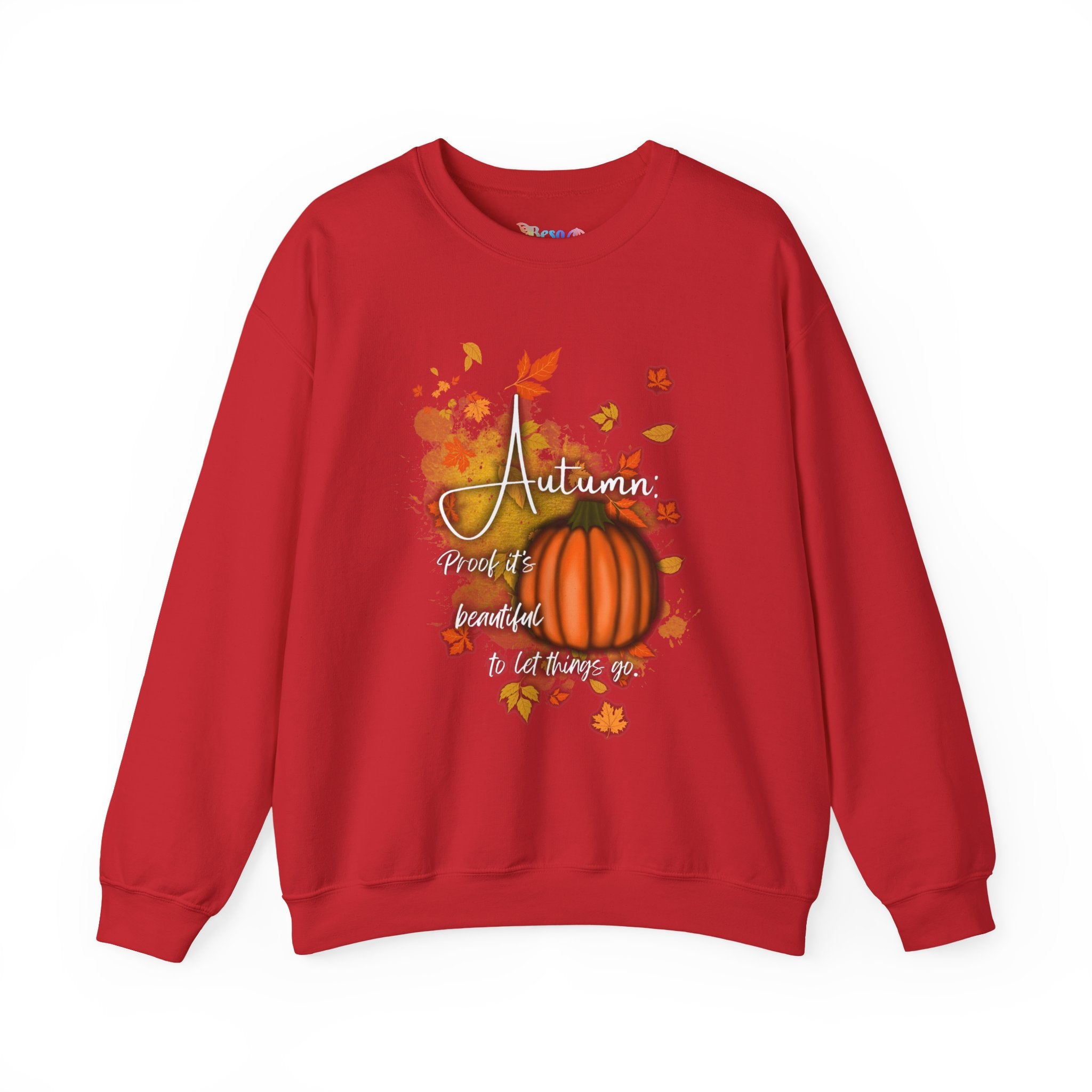 Autumn Vibes Crewneck Sweatshirt - Fall Fashion, Pumpkin Sweatshirt, Cozy Sweater for Thanksgiving, Seasonal Apparel, Autumn Gift