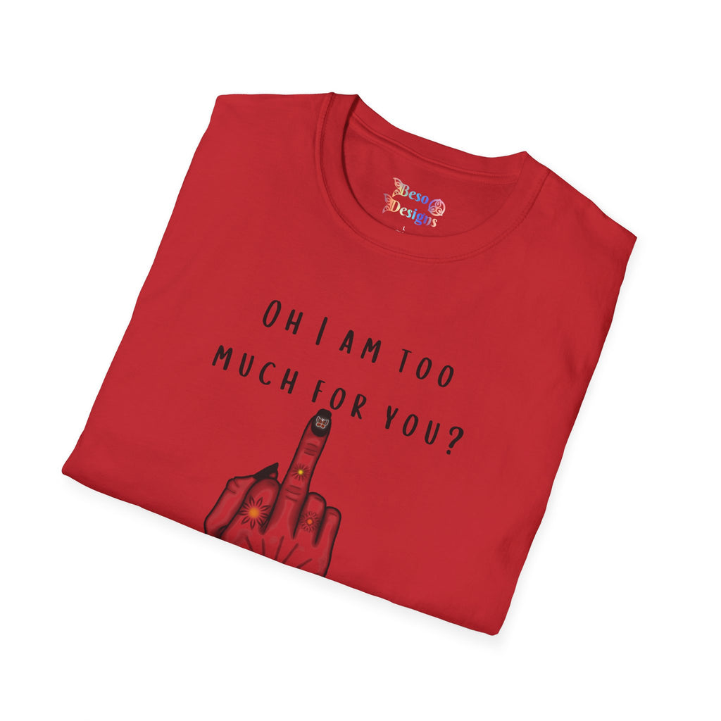 Graphic T-Shirt Middle Finger Tattoo Design