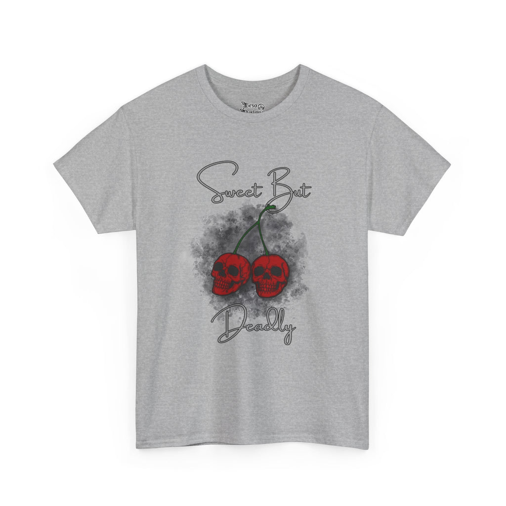 Skull Cherries Tee — "sweet but deadly" Graphic T-Shirt