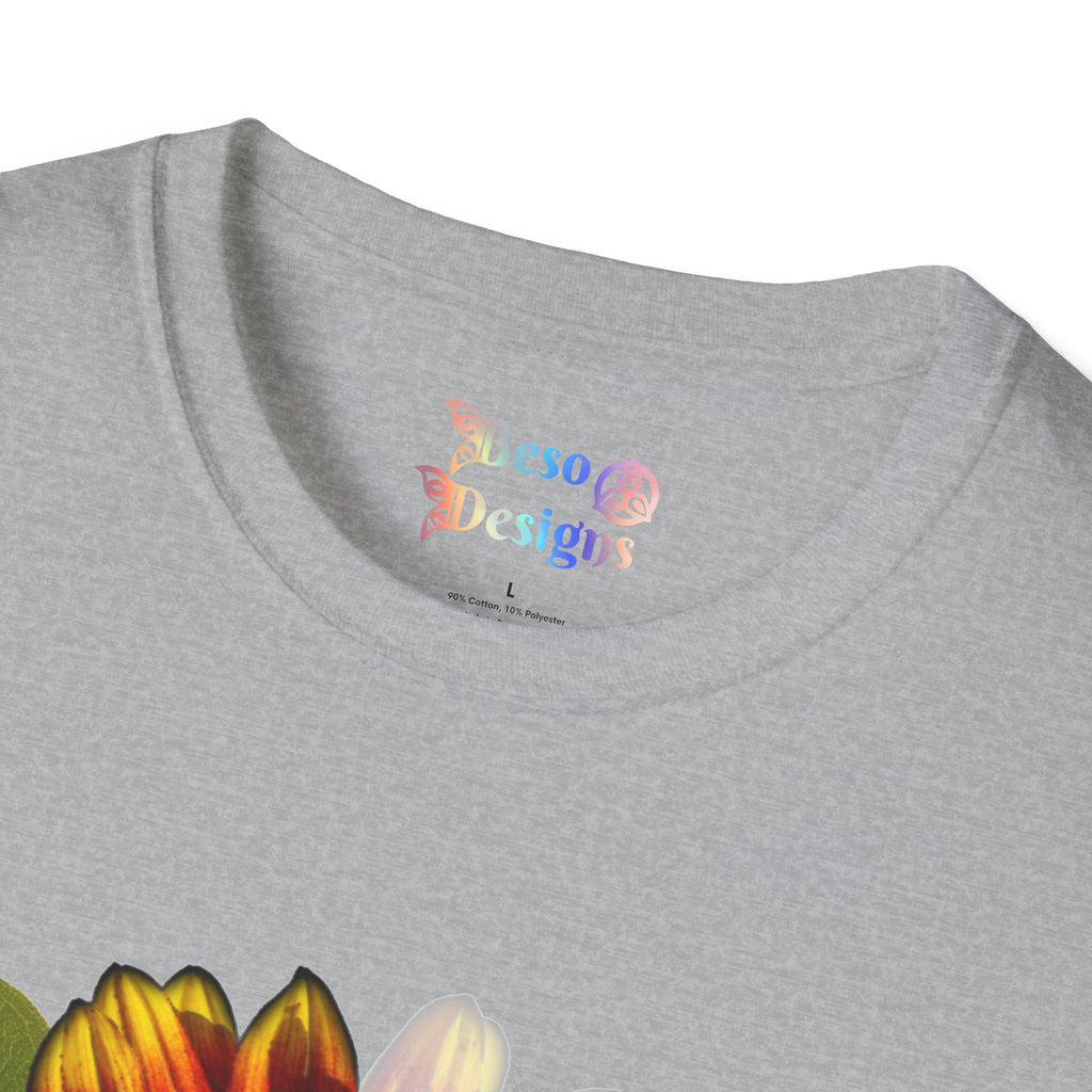 Sunflower Unisex T-Shirt - 'Why be a rose' Design