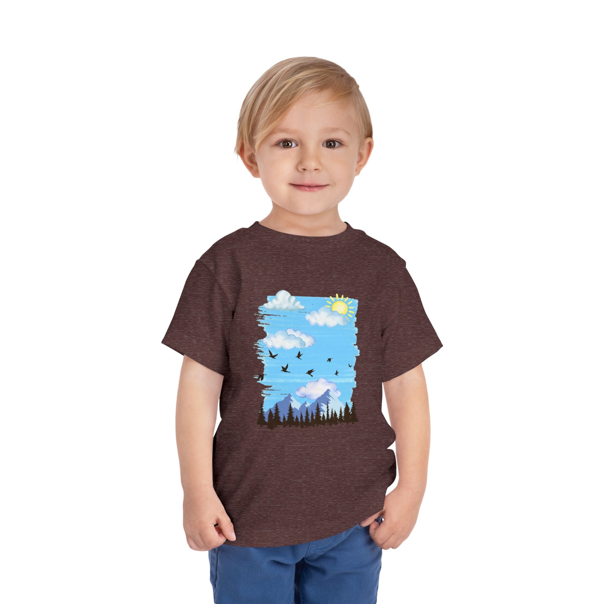Toddler Tee - Mountain Outdoor Scene