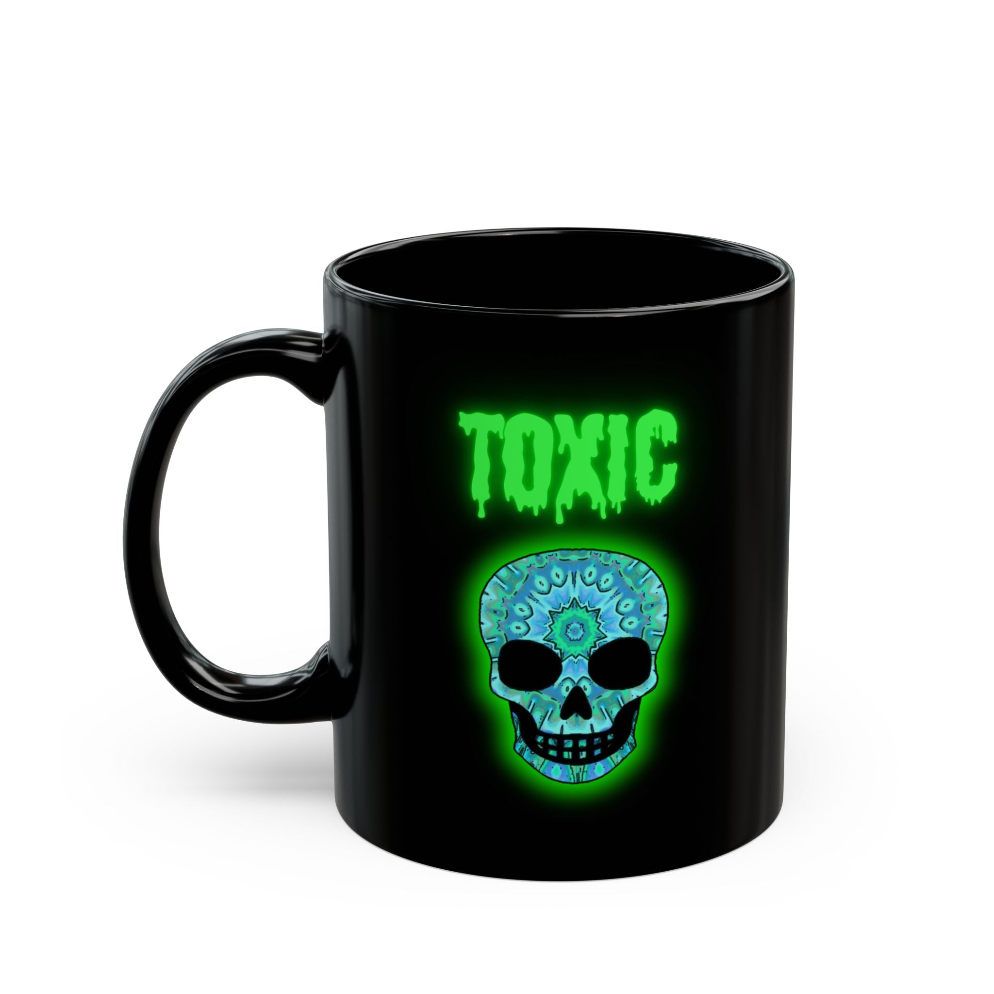 Toxic Skull Coffee Mug | Unique Gift for Halloween, Horror Lovers, Gothic Decor, Stunning Kitchen Accessory, Dark Vibes