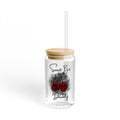 Skull Cherries 16oz Glass Sipper — "Sweet but Deadly"