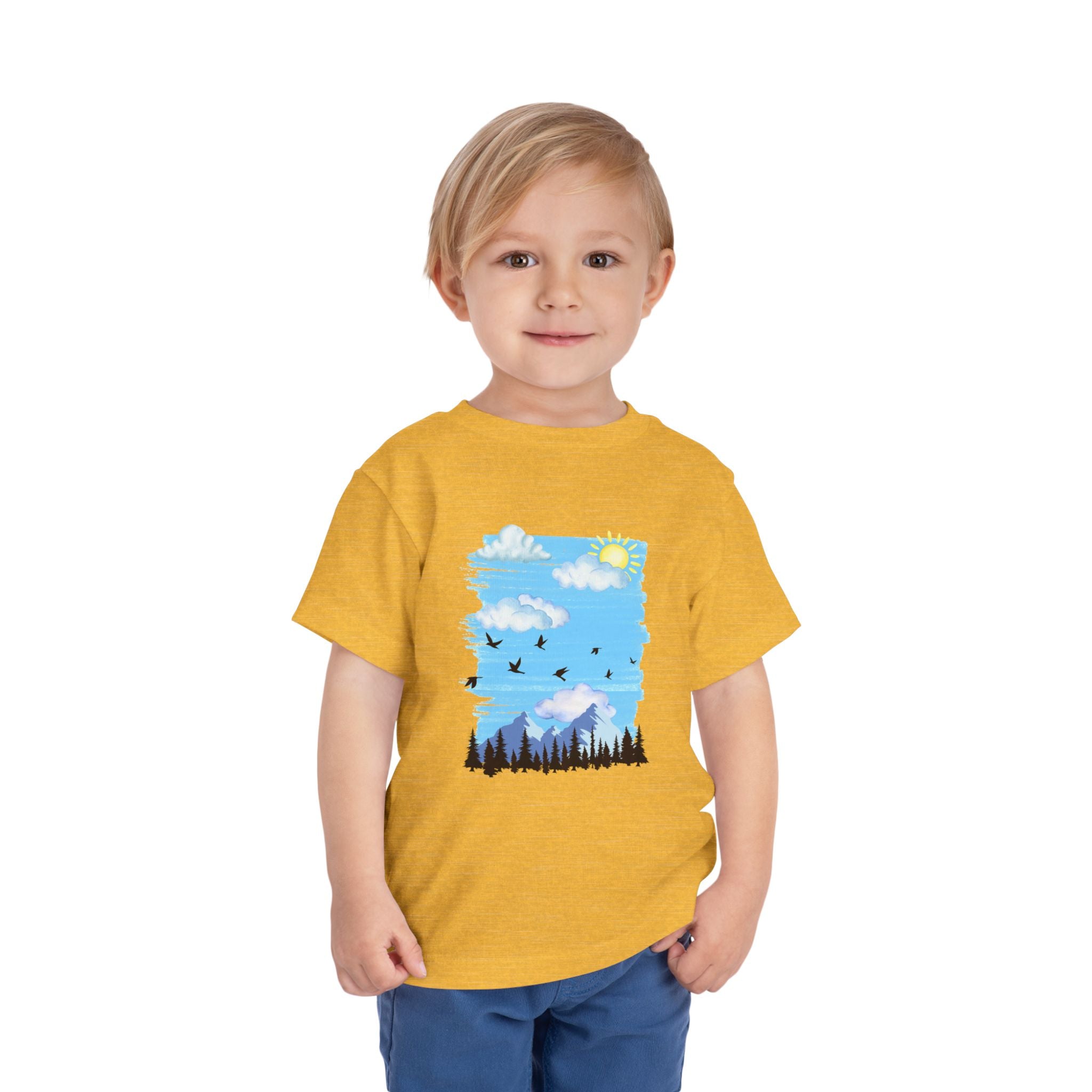 Toddler Tee - Mountain Outdoor Scene