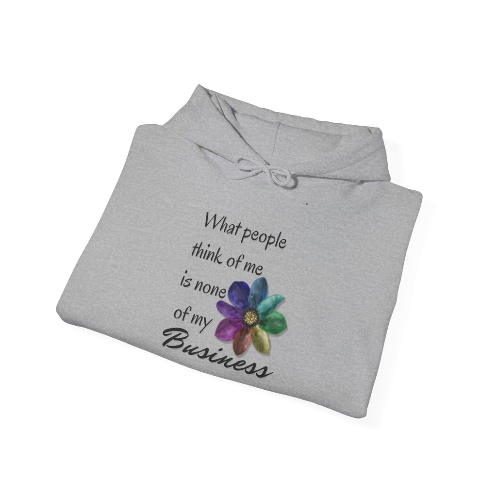 Hooded Sweatshirt - Rainbow Flower Design - Unisex Heavy Blend™