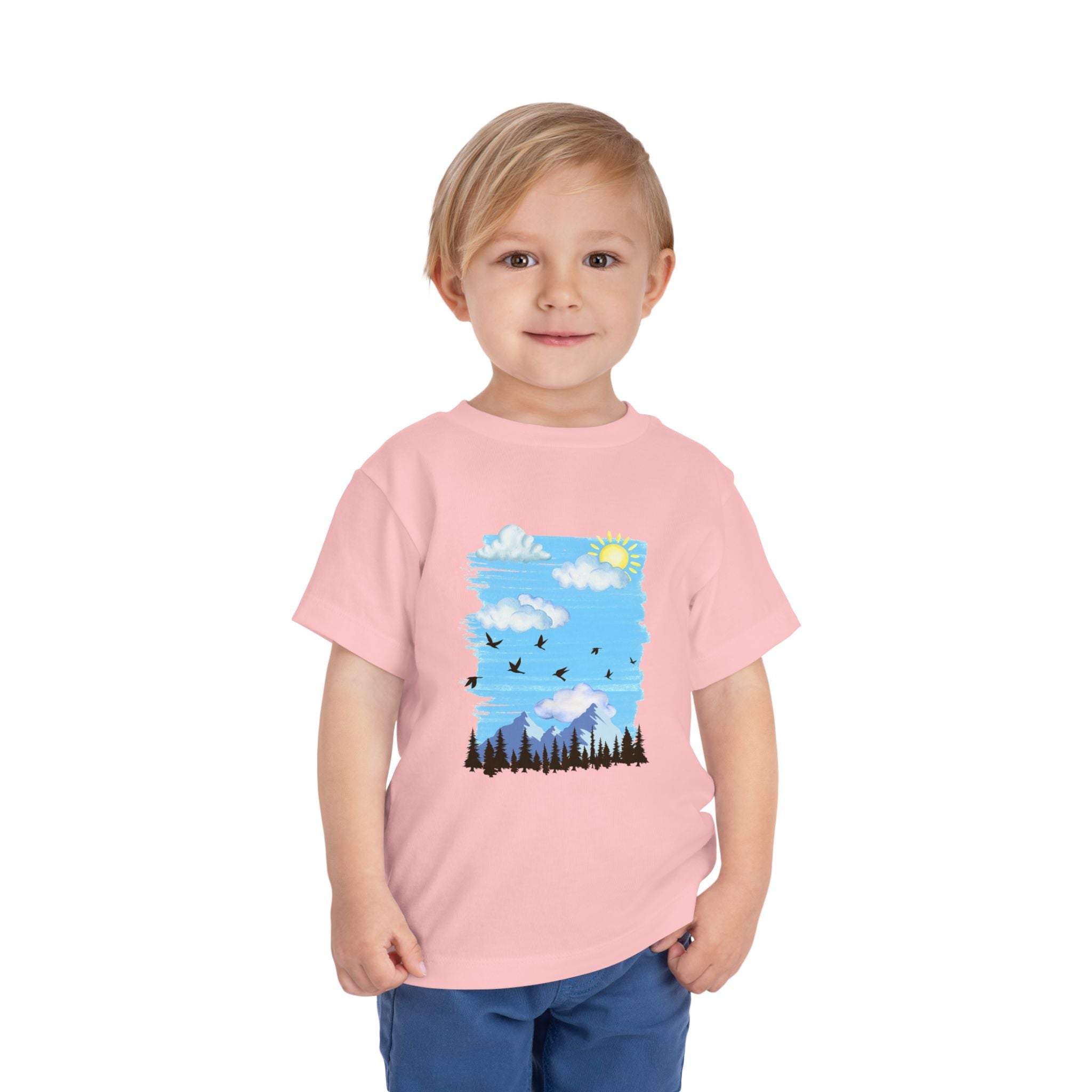 Toddler Tee - Mountain Outdoor Scene