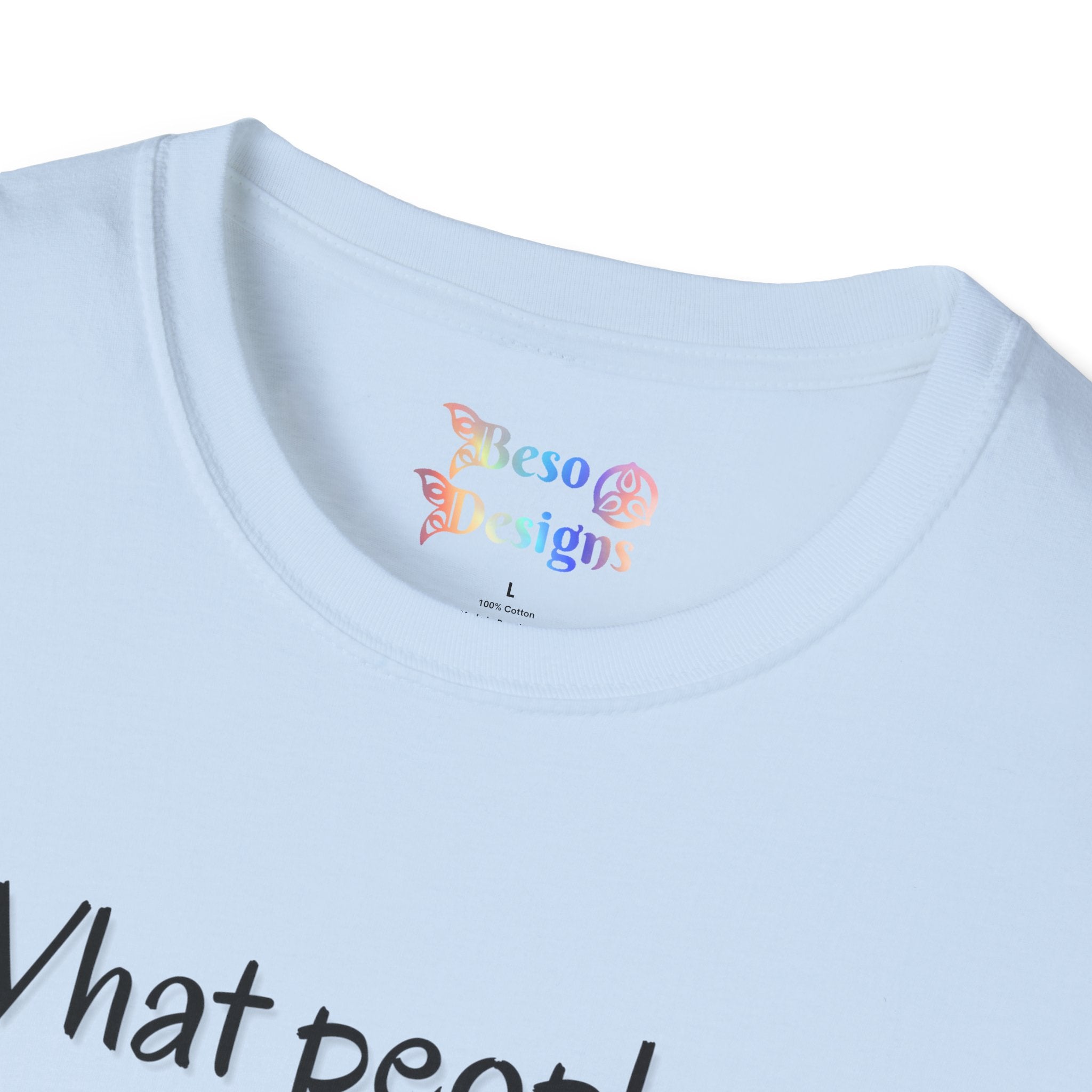 Rainbow Flower Unisex T-Shirt - What People Think of Me is None of My Business