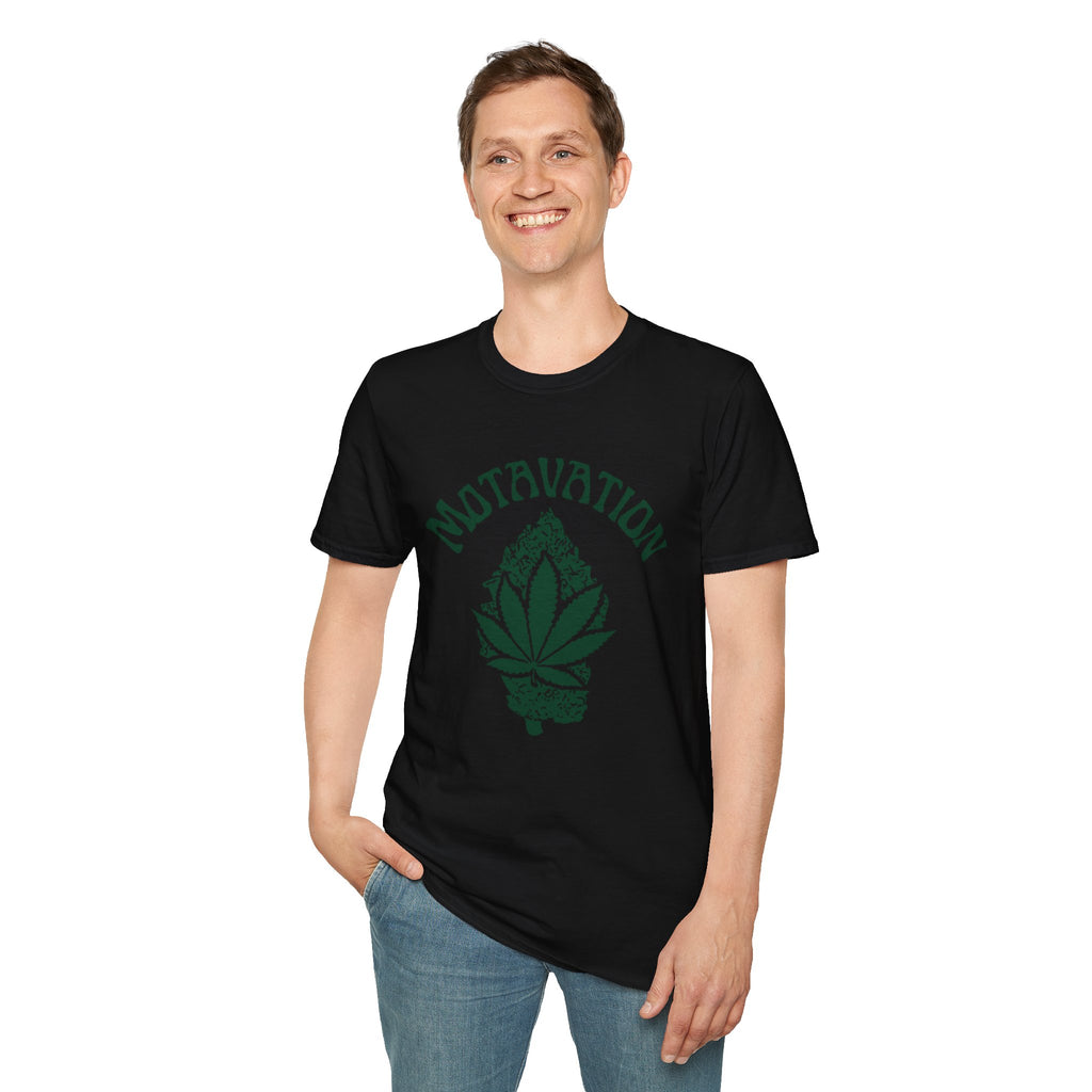 Marijuana Leaf and Bud Unisex T-Shirt - Motavation Design