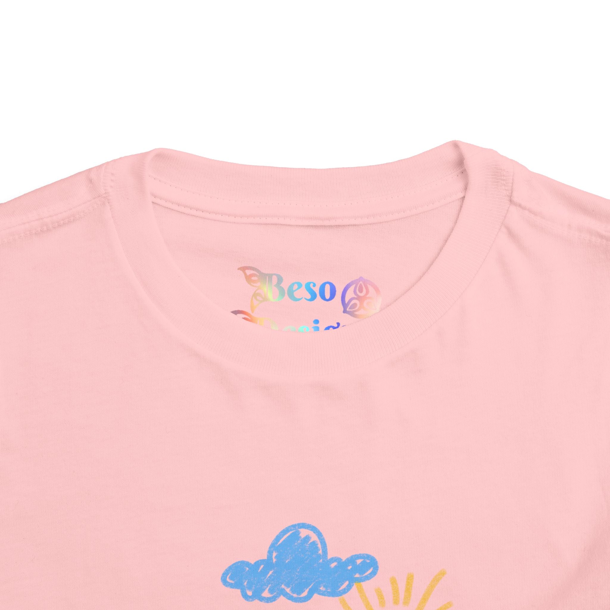 Toddler T-Shirt Cat Outside Crayon Drawing