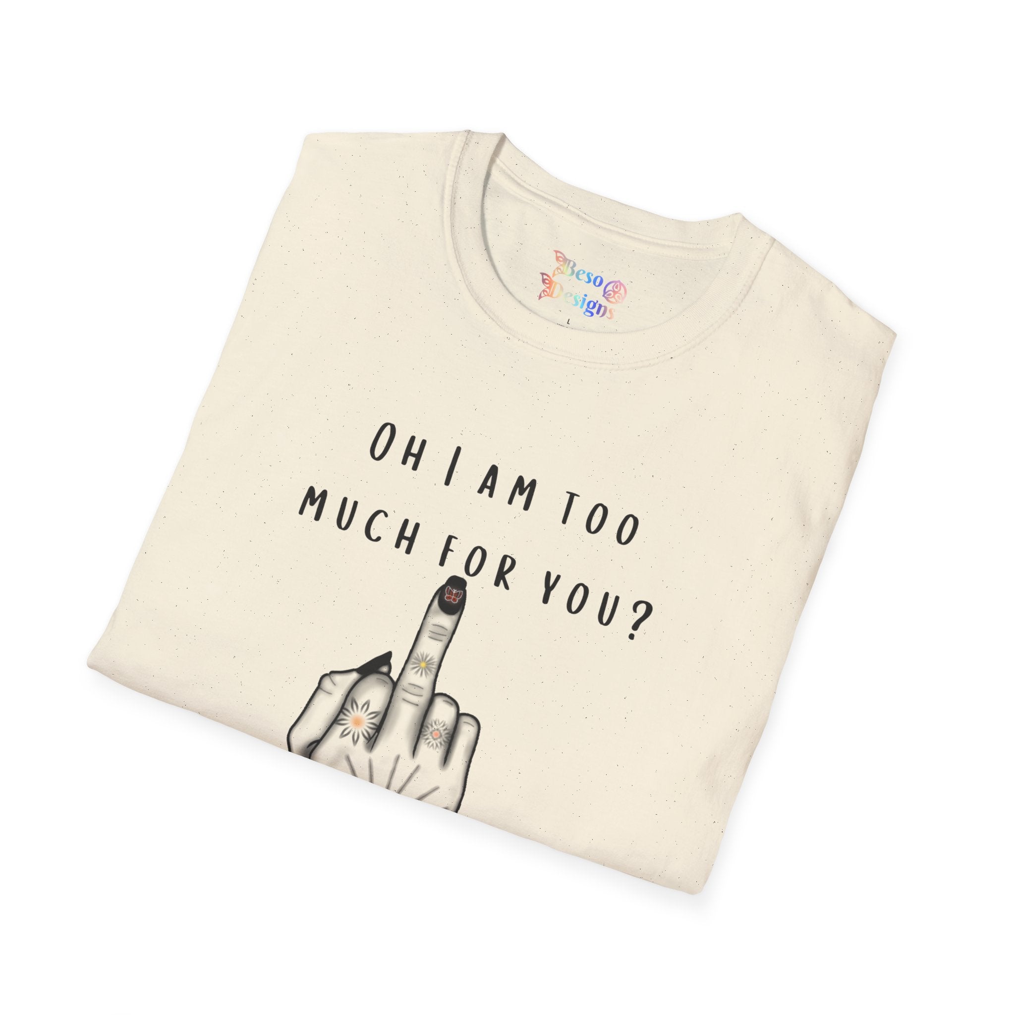 Graphic T-Shirt Middle Finger Tattoo Design