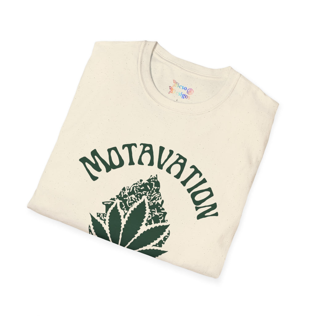 Marijuana Leaf and Bud Unisex T-Shirt - Motavation Design