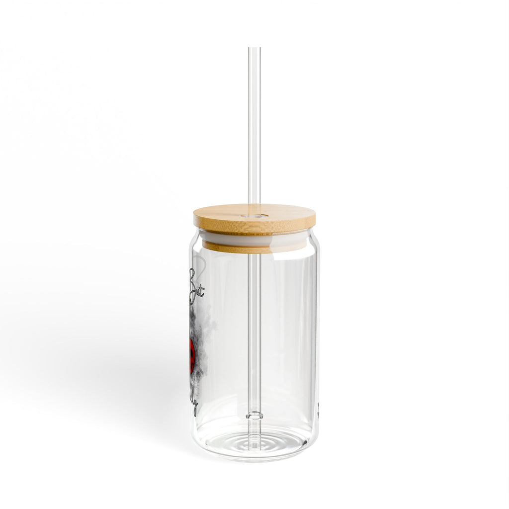 Skull Cherries 16oz Glass Sipper — "Sweet but Deadly"