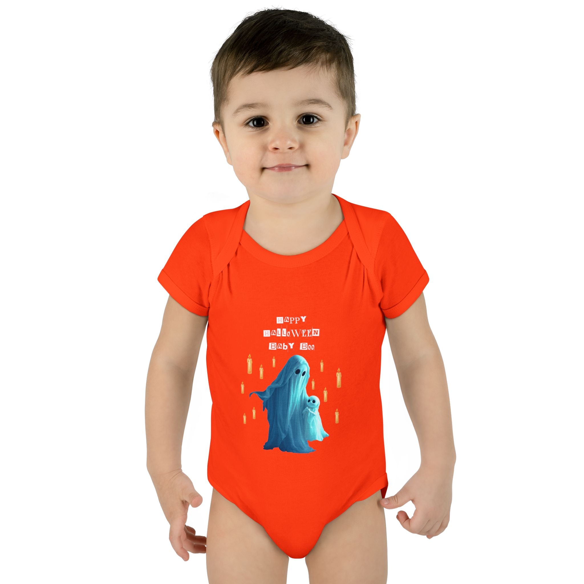 Cute Halloween Infant Bodysuit, Adorable Ghost Baby Onesie, Funny Baby Gift, Halloween Costume, Toddler Apparel