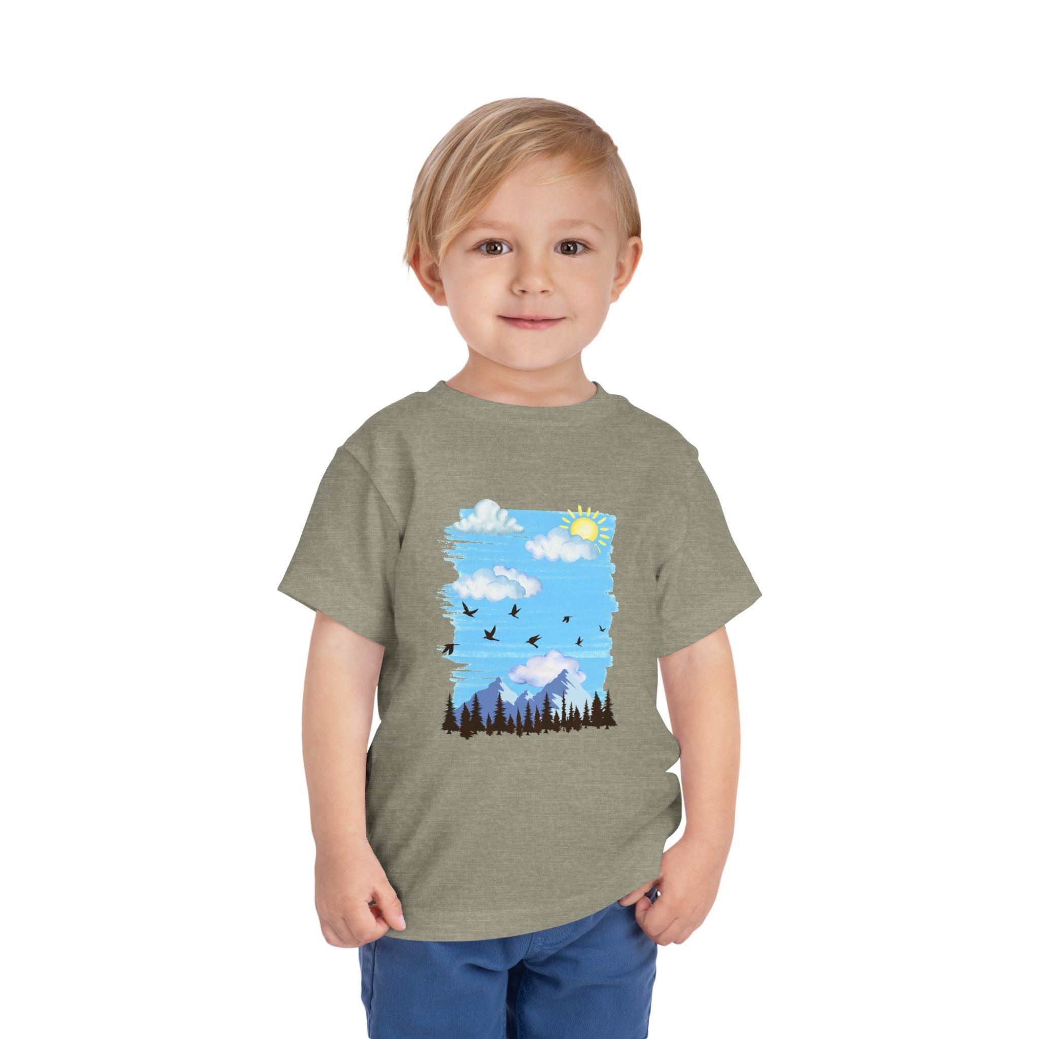 Toddler Tee - Mountain Outdoor Scene