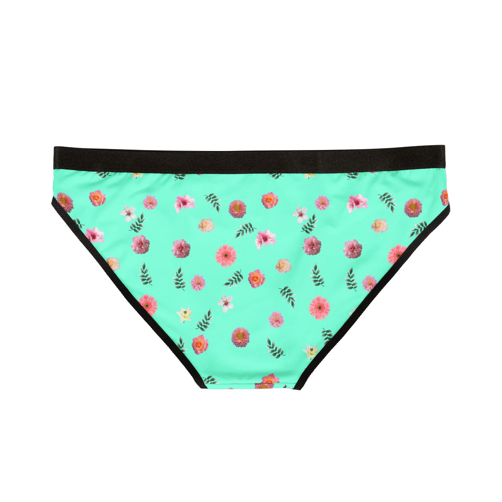 Floral Women's Underwear, Comfortable Briefs, All-Over Print Intimates, Cute Lingerie, Everyday Wear, Gift for Her