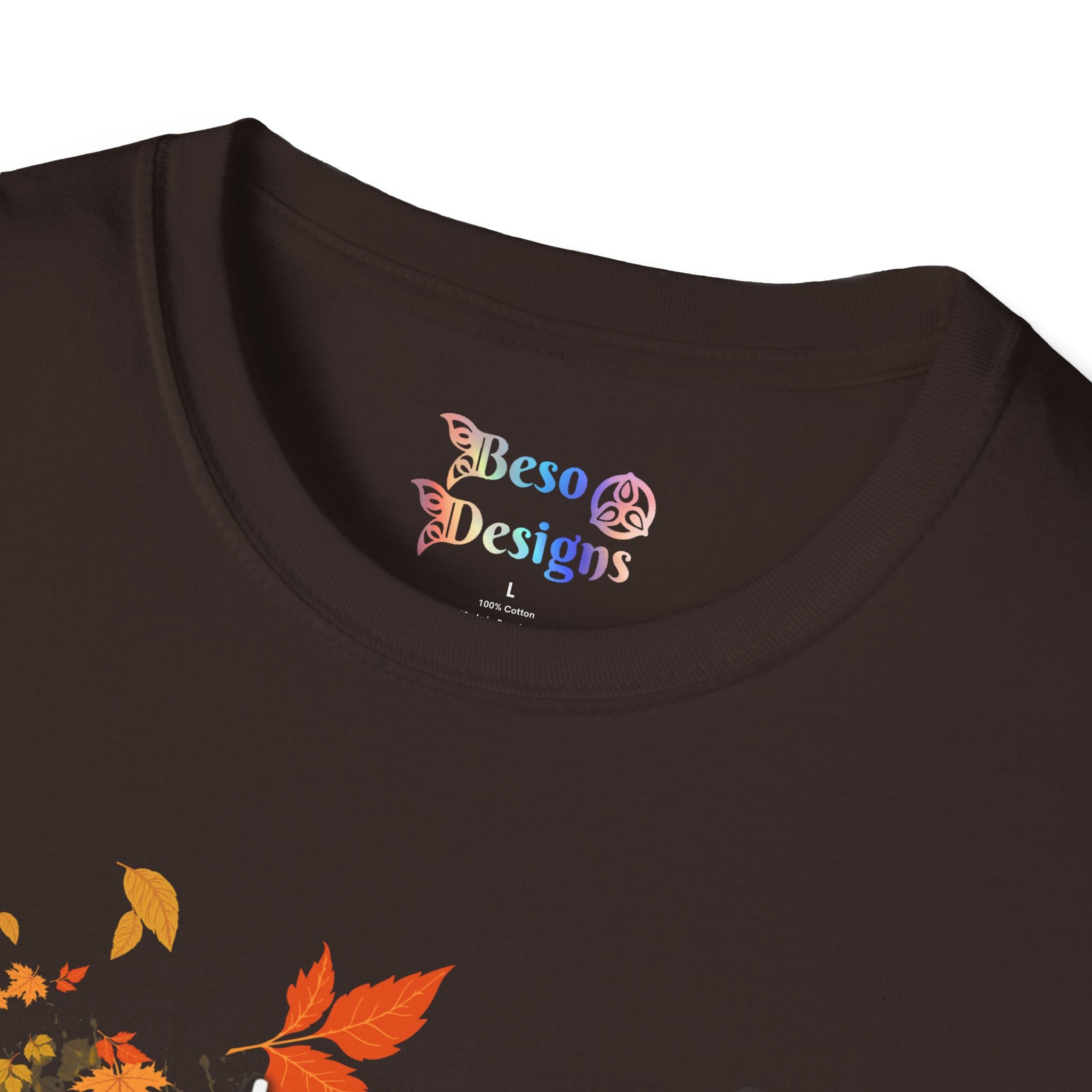 Autumn Vibes Unisex Softstyle T-Shirt, Fall Shirt, Pumpkin Tee, Seasonal Apparel, Comfortable Casual Wear, Perfect for Autumn Celebrations