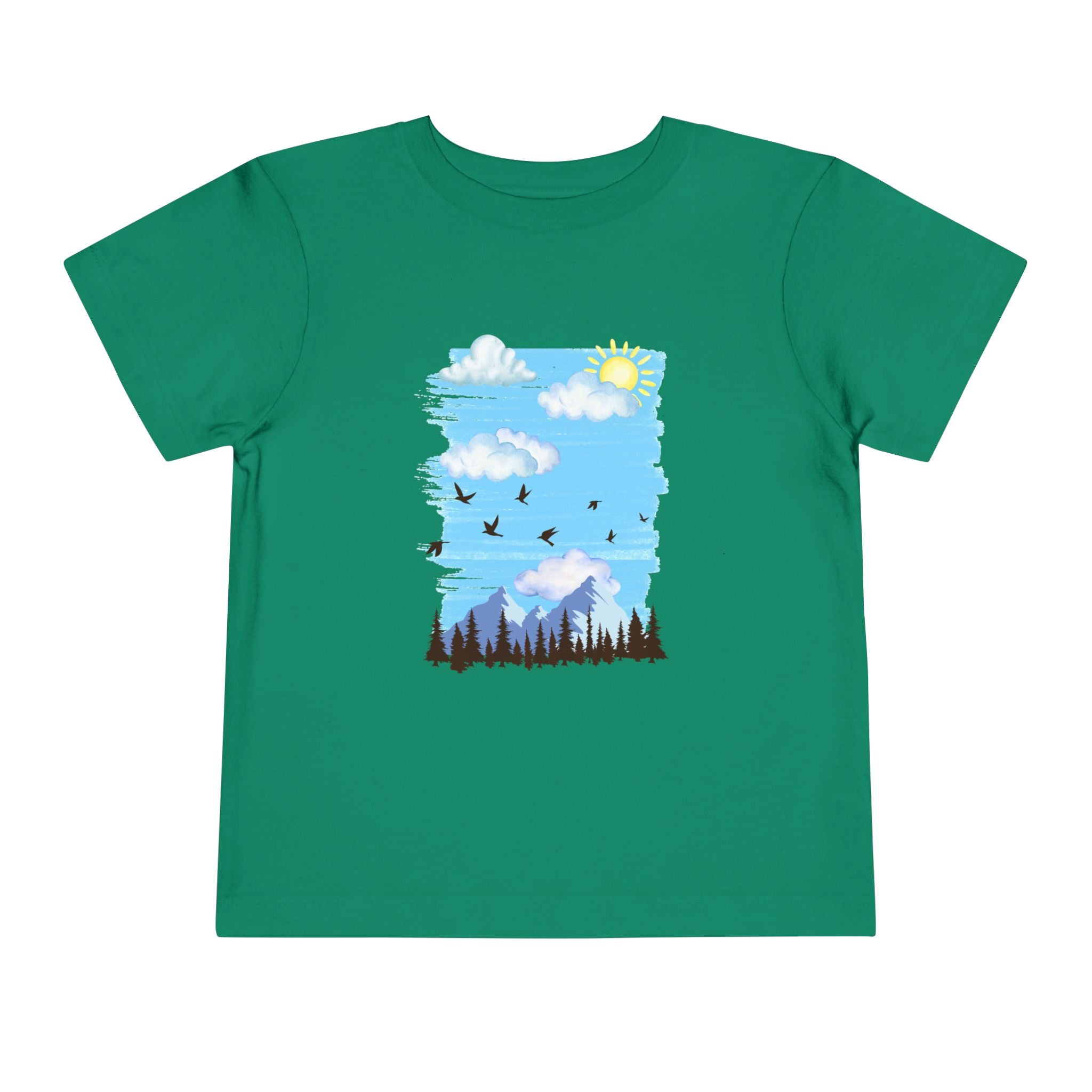 Toddler Tee - Mountain Outdoor Scene