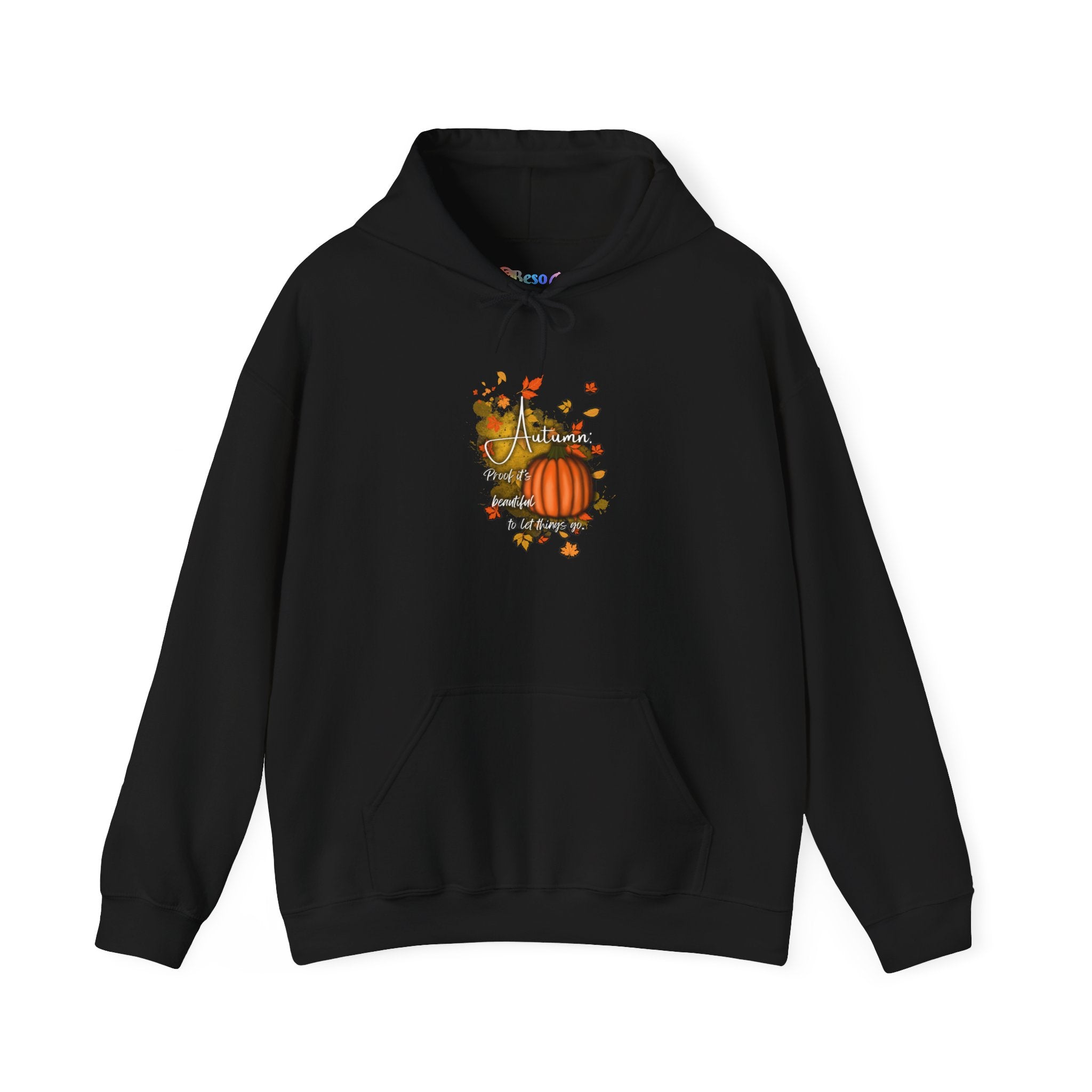 Autumn Pumpkin Sweatshirt - Cozy Fall Hoodie, Unisex Hooded Sweatshirt, Perfect for Halloween, Thanksgiving, Gift for Him and Her