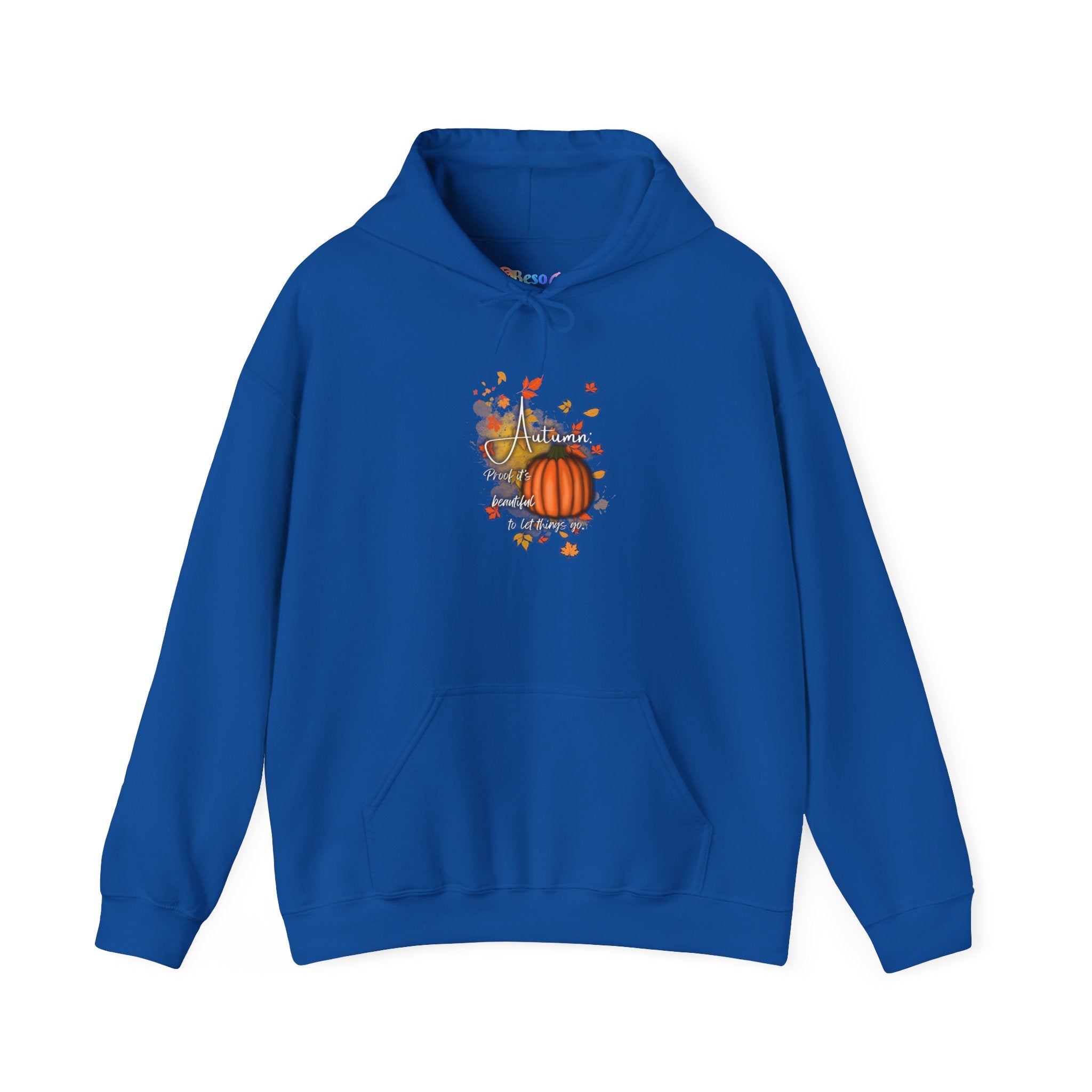 Autumn Pumpkin Sweatshirt - Cozy Fall Hoodie, Unisex Hooded Sweatshirt, Perfect for Halloween, Thanksgiving, Gift for Him and Her
