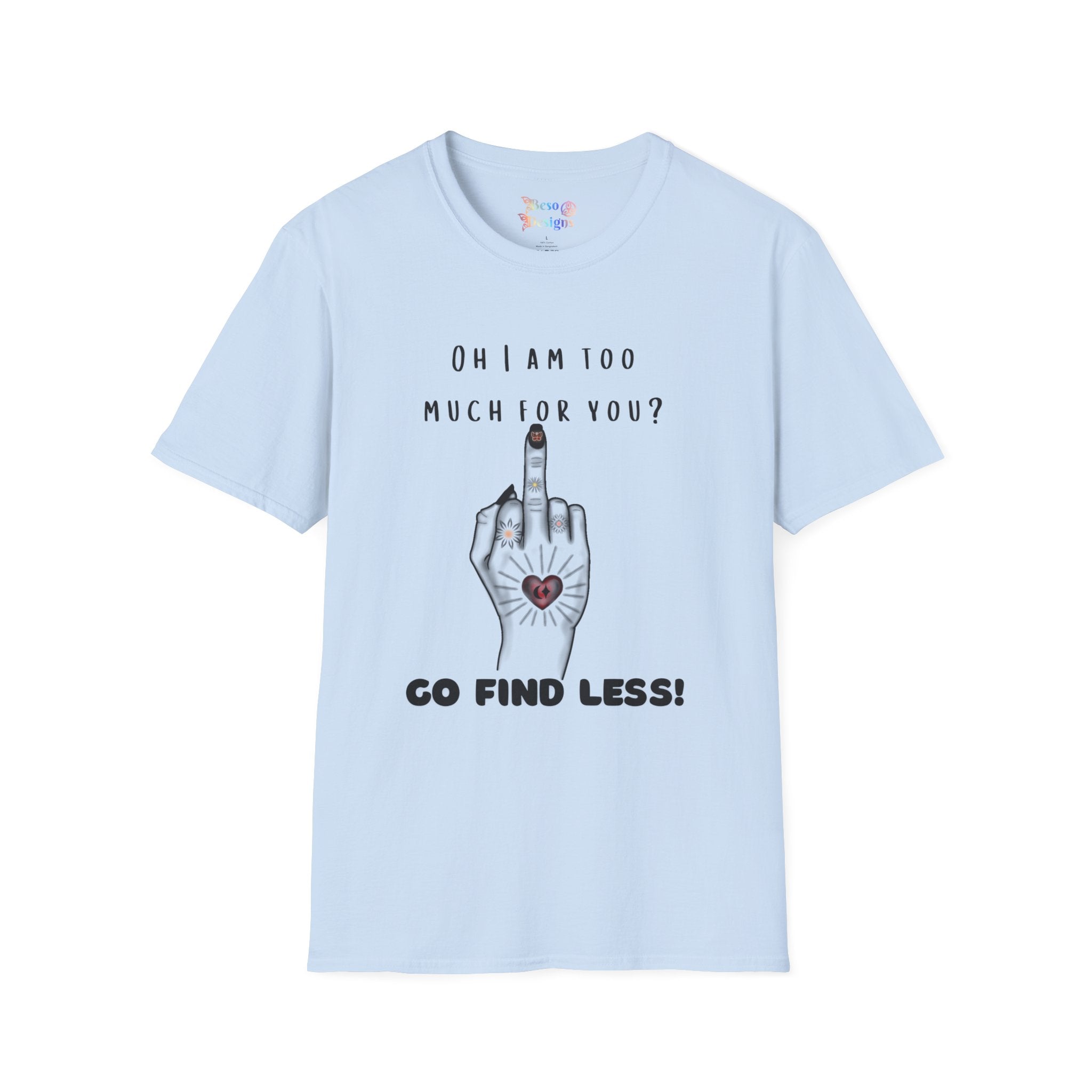Graphic T-Shirt Middle Finger Tattoo Design