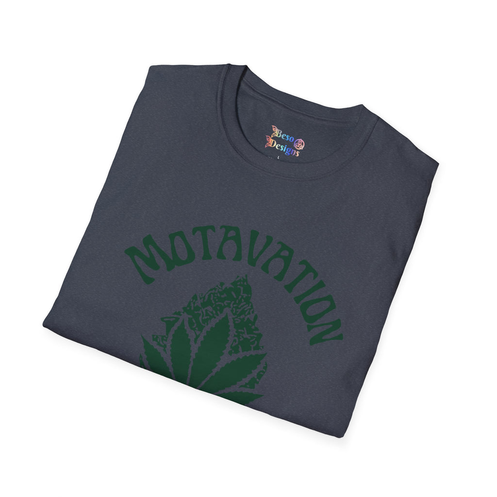 Marijuana Leaf and Bud Unisex T-Shirt - Motavation Design