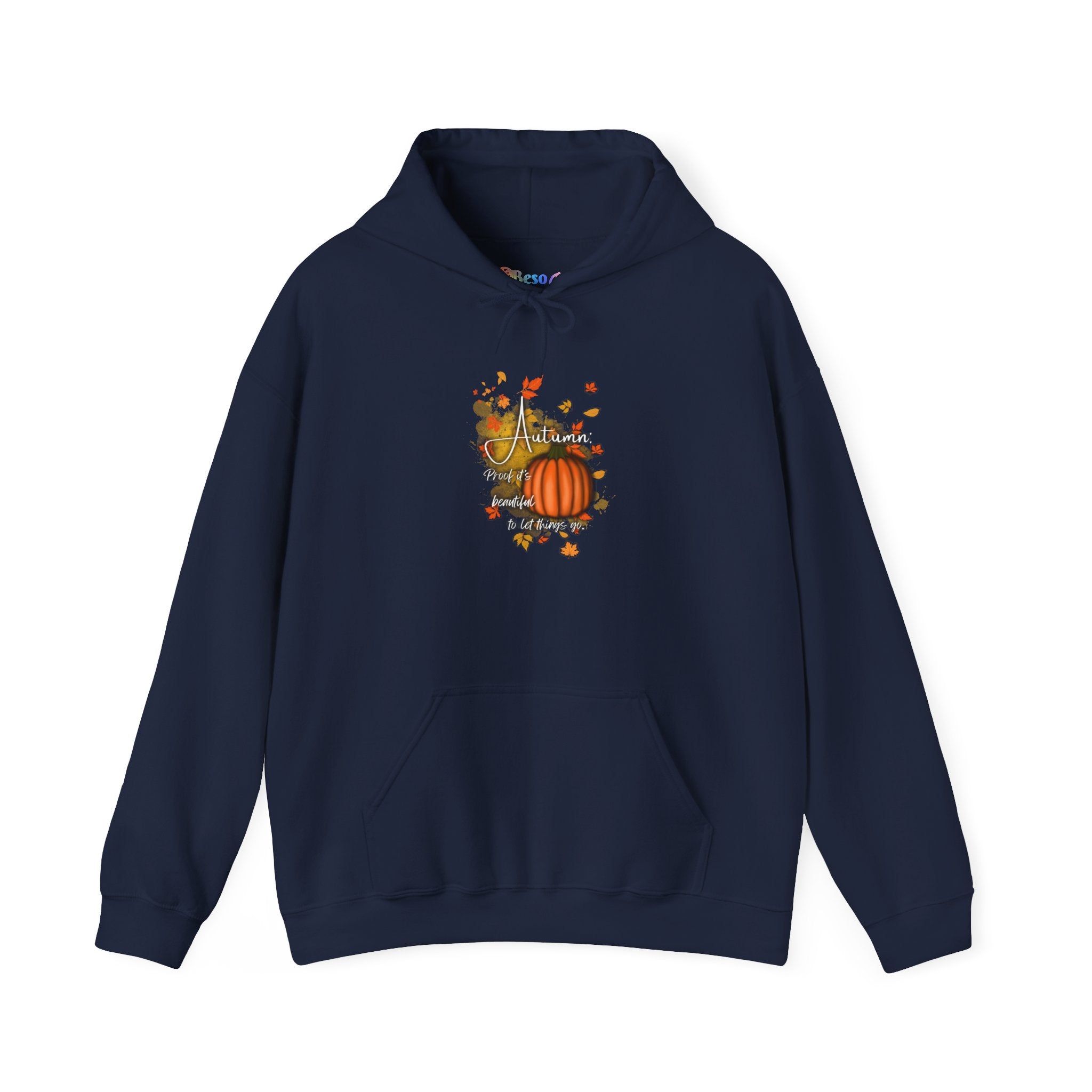 Autumn Pumpkin Sweatshirt - Cozy Fall Hoodie, Unisex Hooded Sweatshirt, Perfect for Halloween, Thanksgiving, Gift for Him and Her